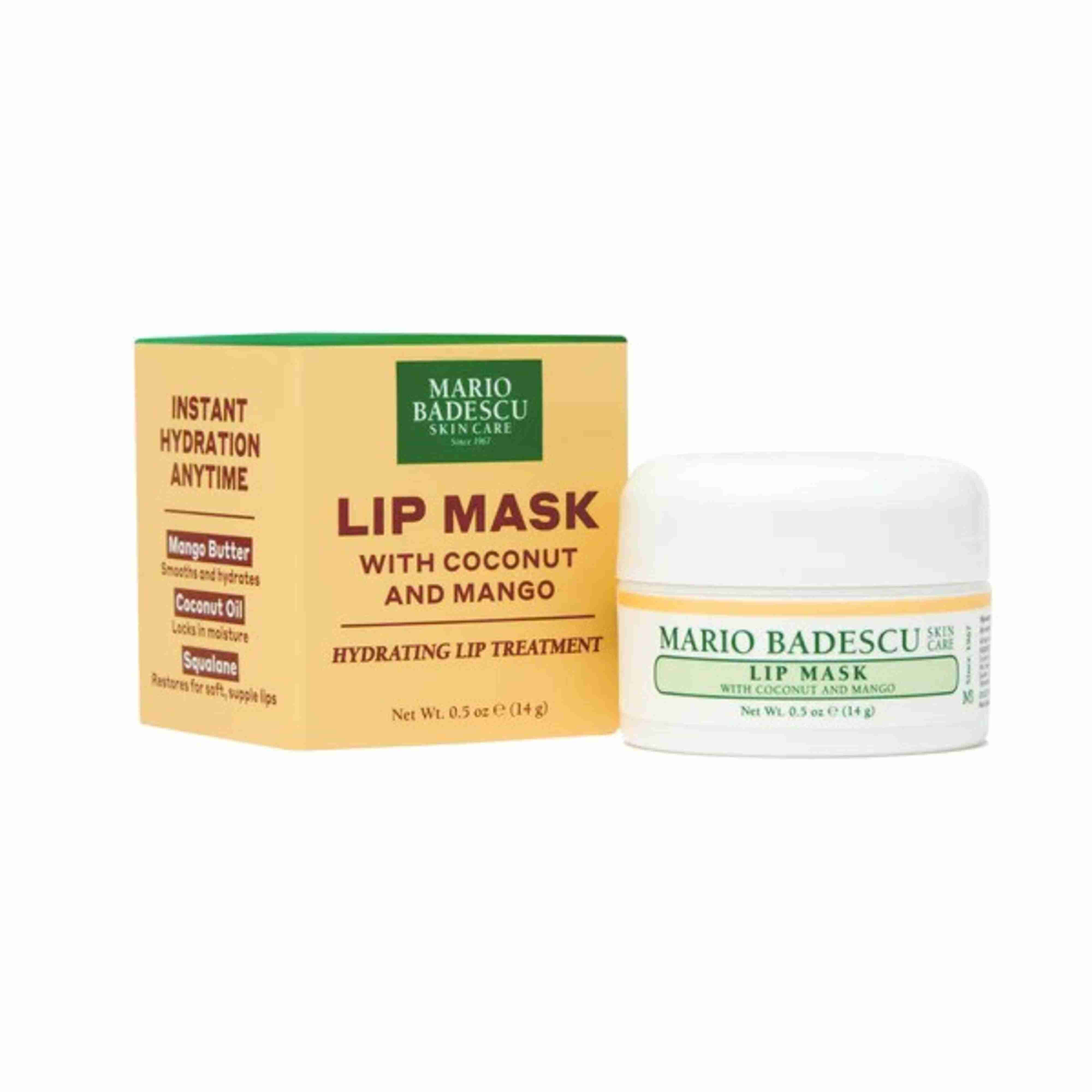 Lip Mask With Coconut & Mango • 14g