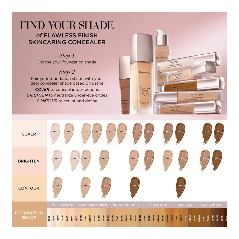 Flawless Finish Skincaring Concealer • 4 Medium With Neutral Tones