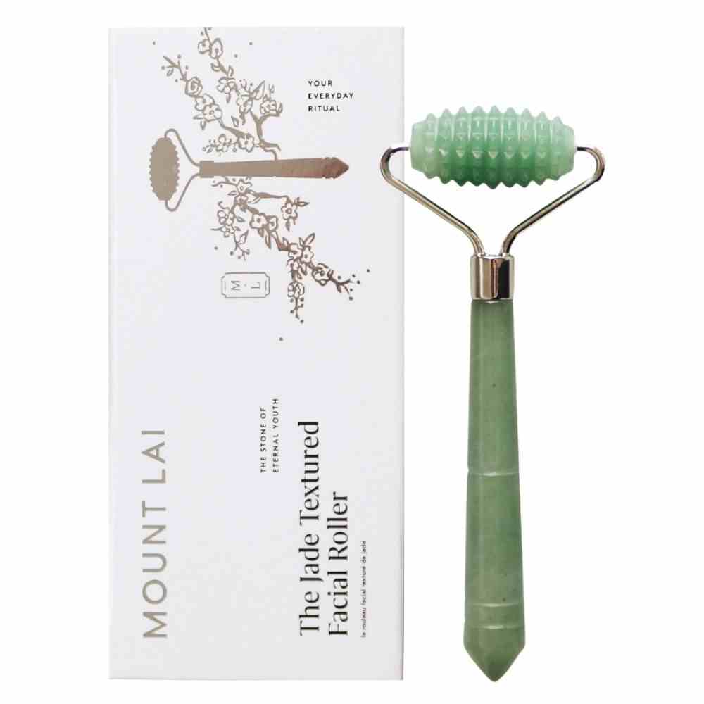 Jade Textured Facial Roller • 200g