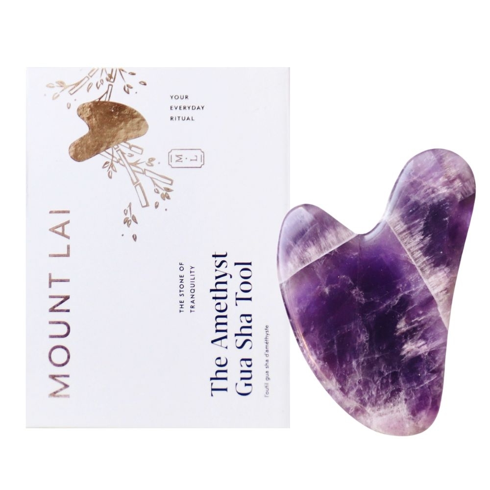 Amethyst Gua Sha Facial Lifting Tool • 100g