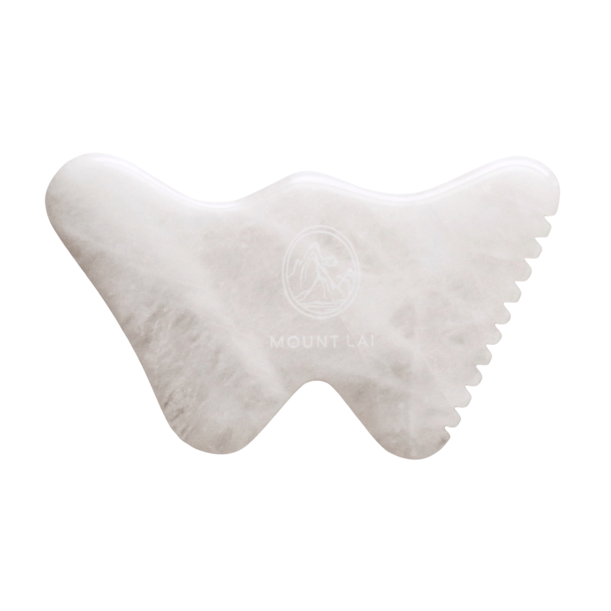 White Jade Gua Sha Sculpting Tool • 283g