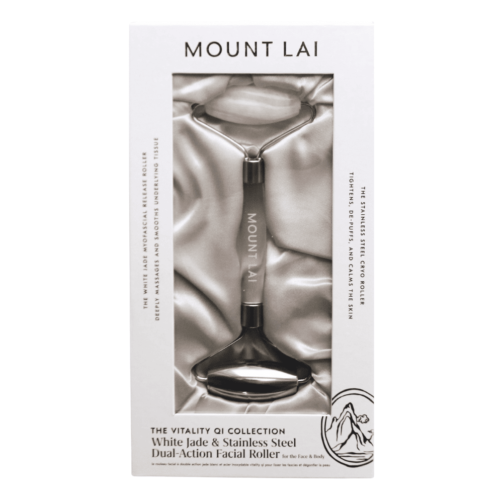 White Jade Dual Action Facial Roller • 396g