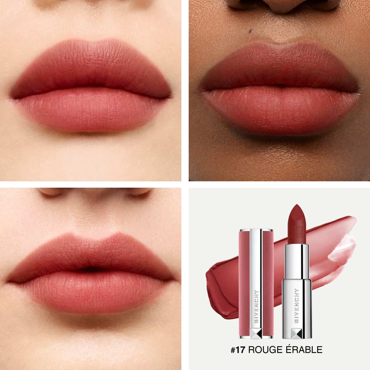 Le Rouge Sheer Velvet Matte Lipstick • 17 Rouge Érable