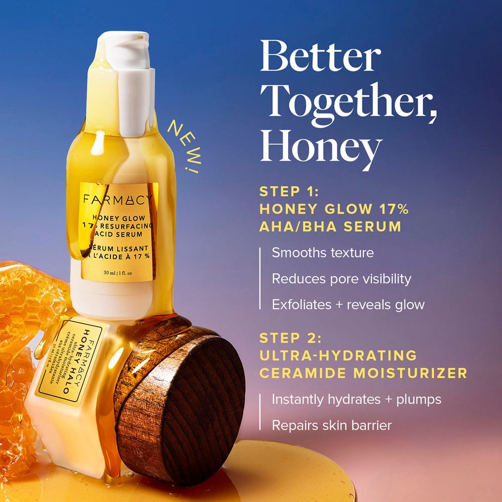 Honey Glow 17% Resurfacing Acid Serum • 30ml