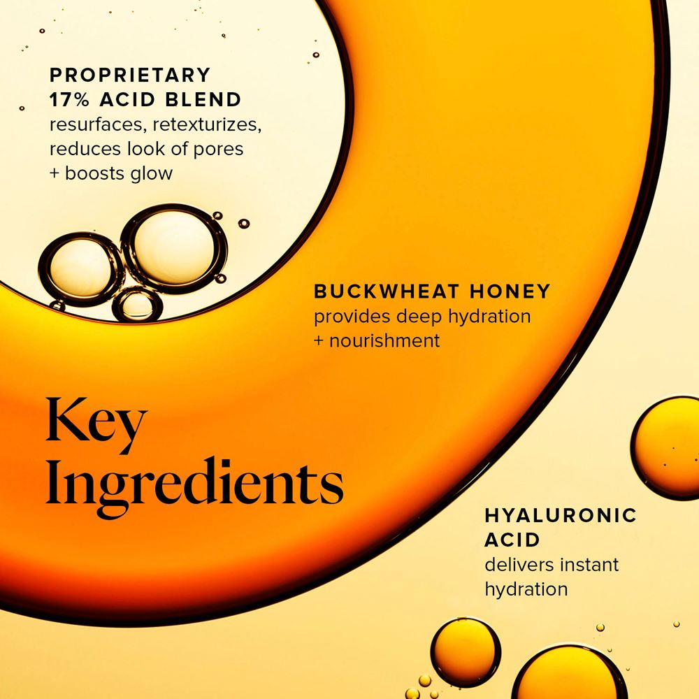 Honey Glow 17% Resurfacing Acid Serum • 30ml