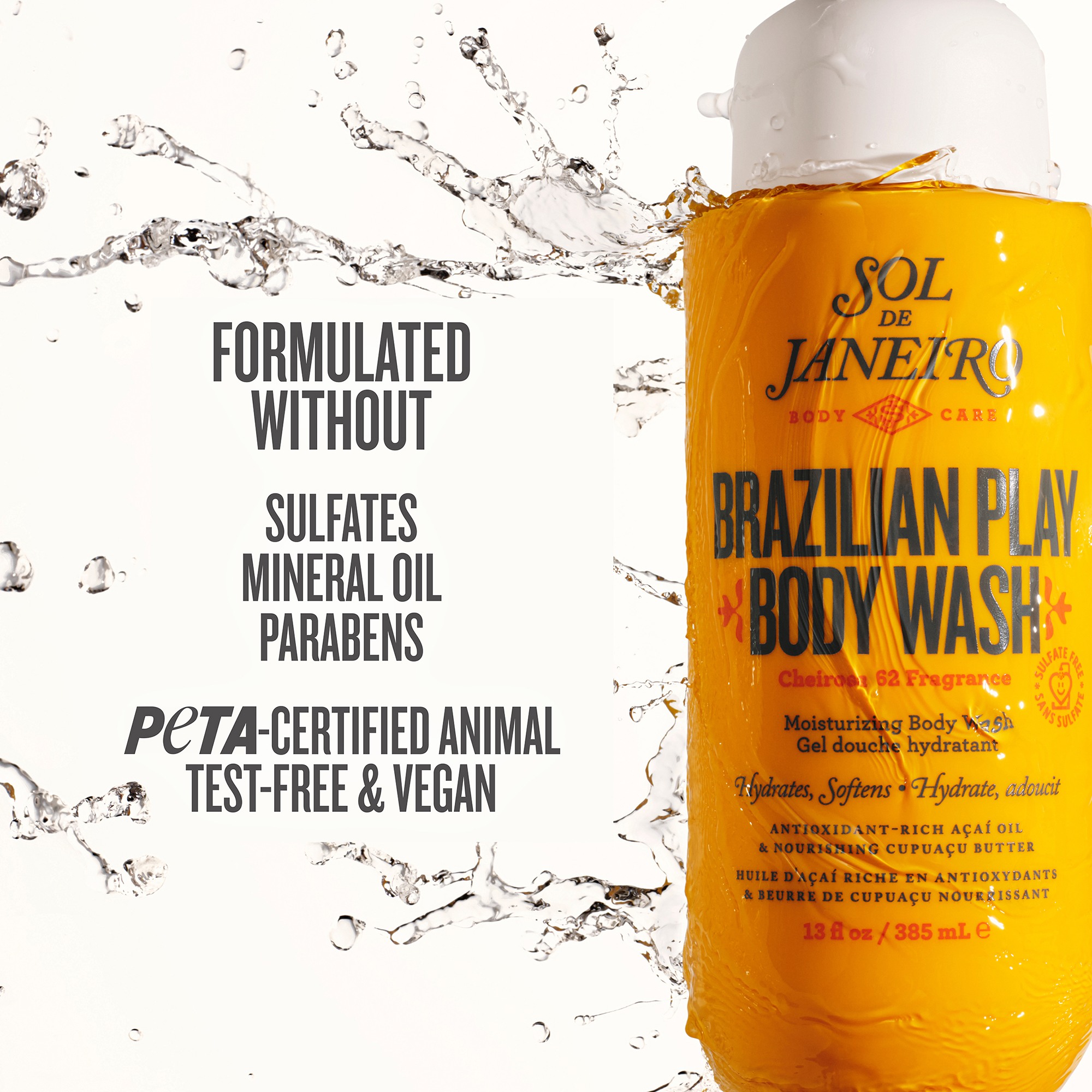 Brazilian 4 Play Moisturizing Shower Cream-Gel • 385ml