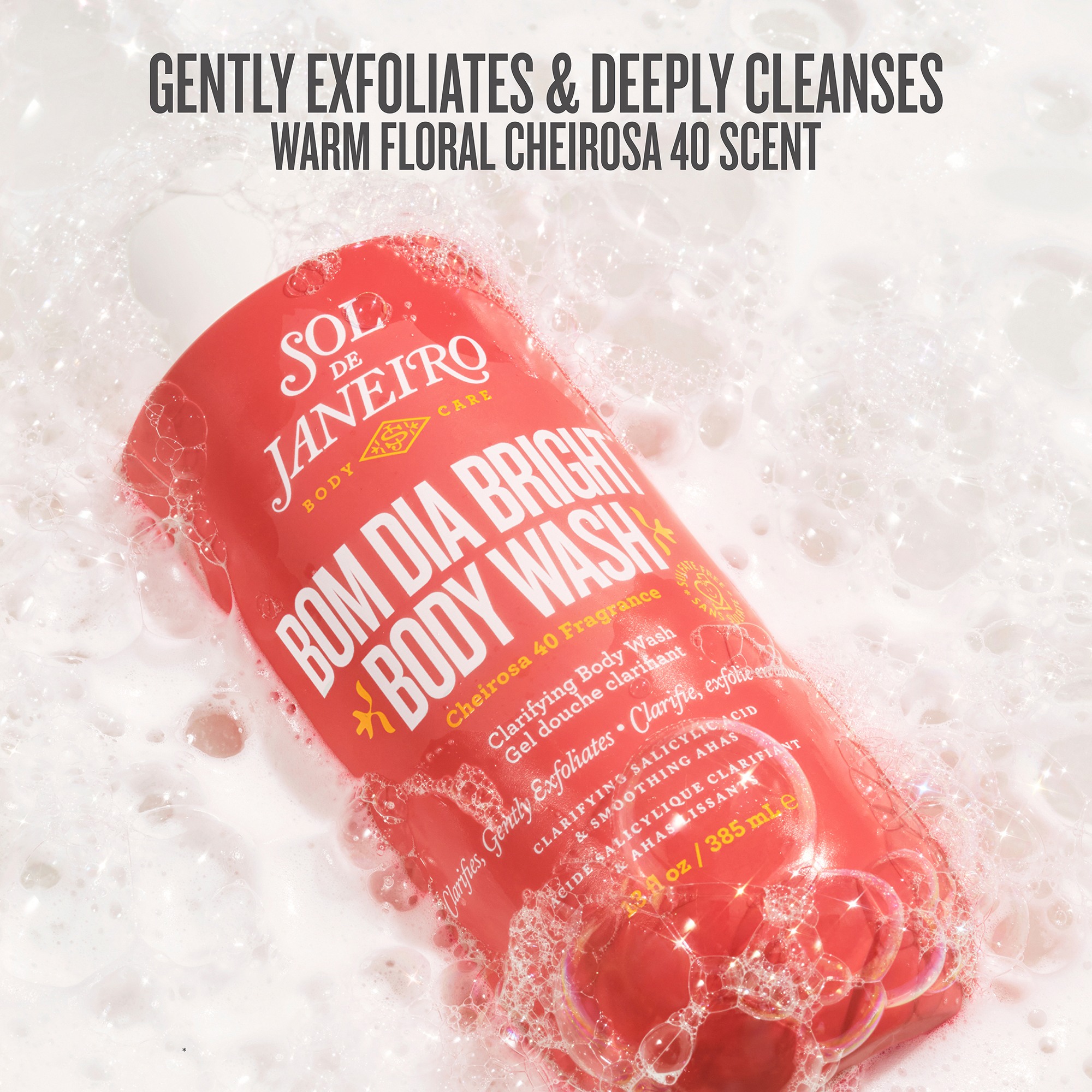 Bom Dia Bright Clarifying AHA BHA Body Wash • 385ml