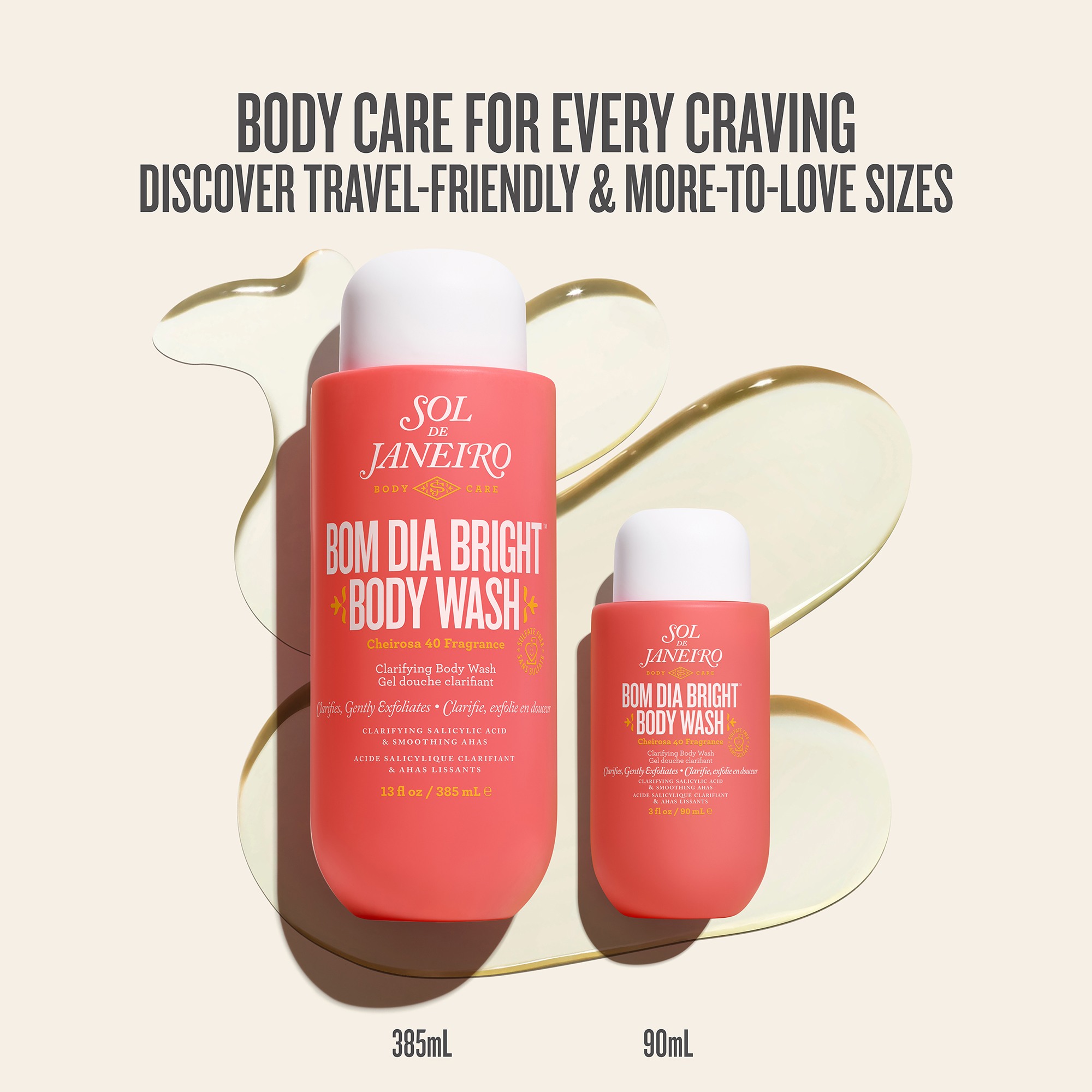 Bom Dia Bright Clarifying AHA BHA Body Wash • 385ml