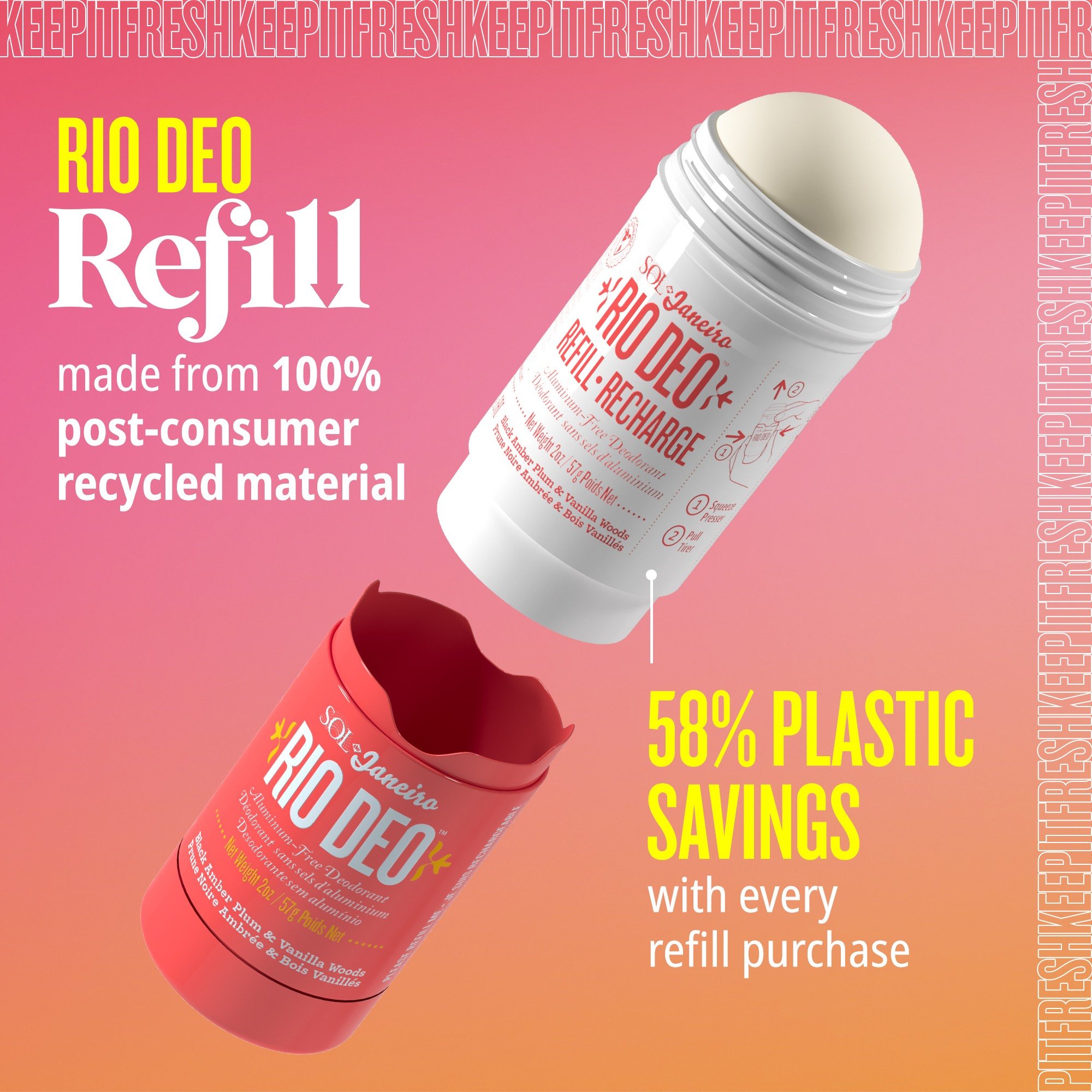 Rio Deo Aluminum Free Deodorant Cheirosa 40 • 57g