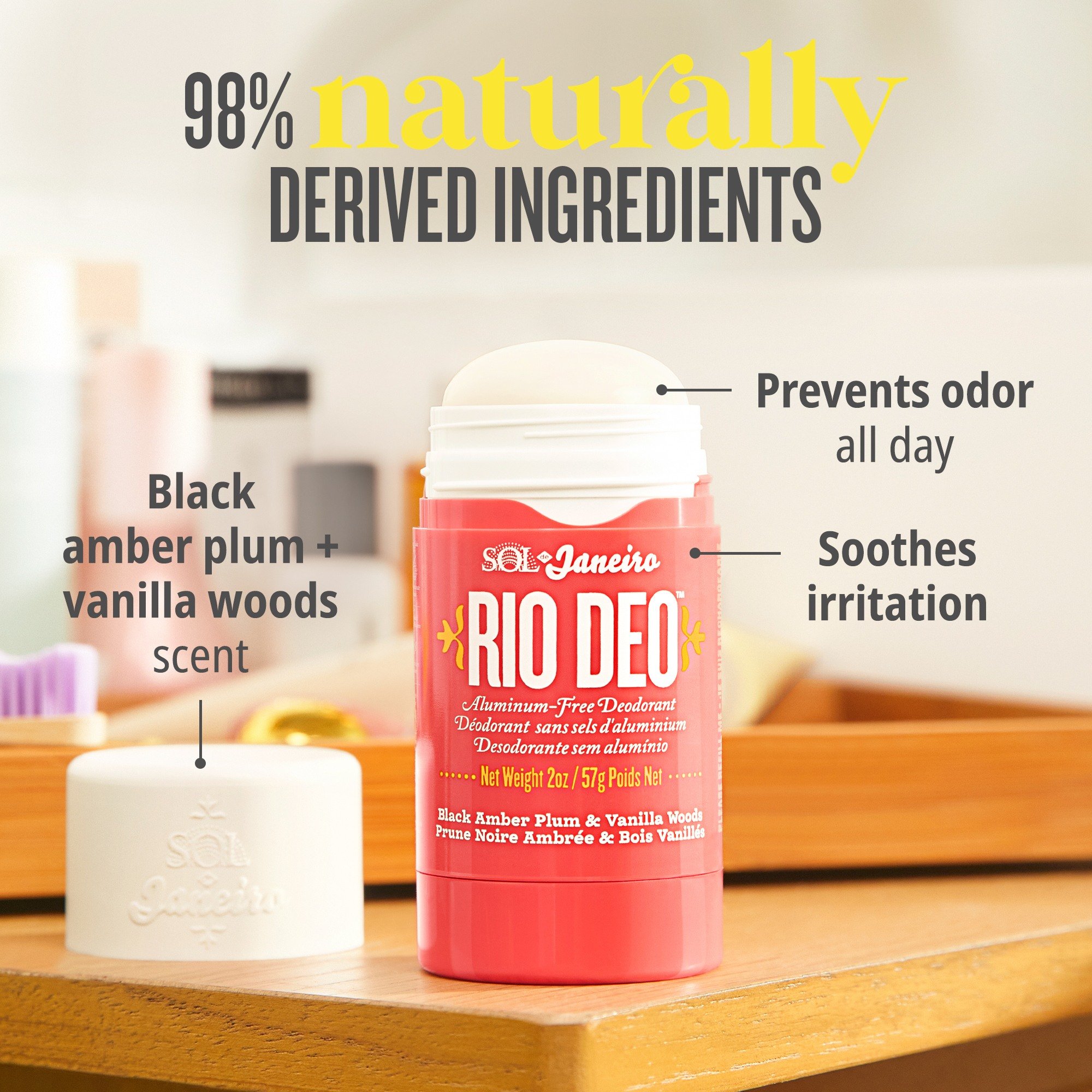 Rio Deo Aluminum Free Deodorant Cheirosa 40 • 57g