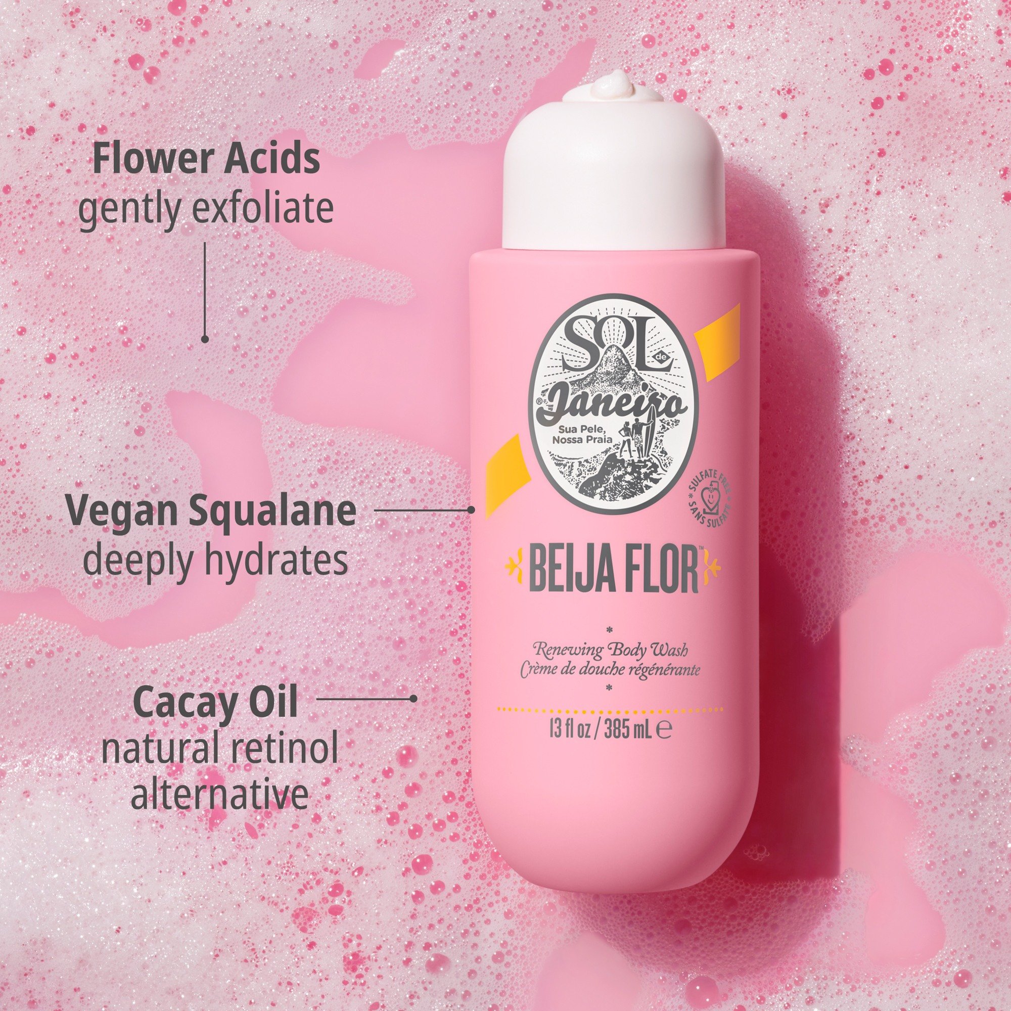 Beija Flor Skin Renewing Body Wash • 385ml