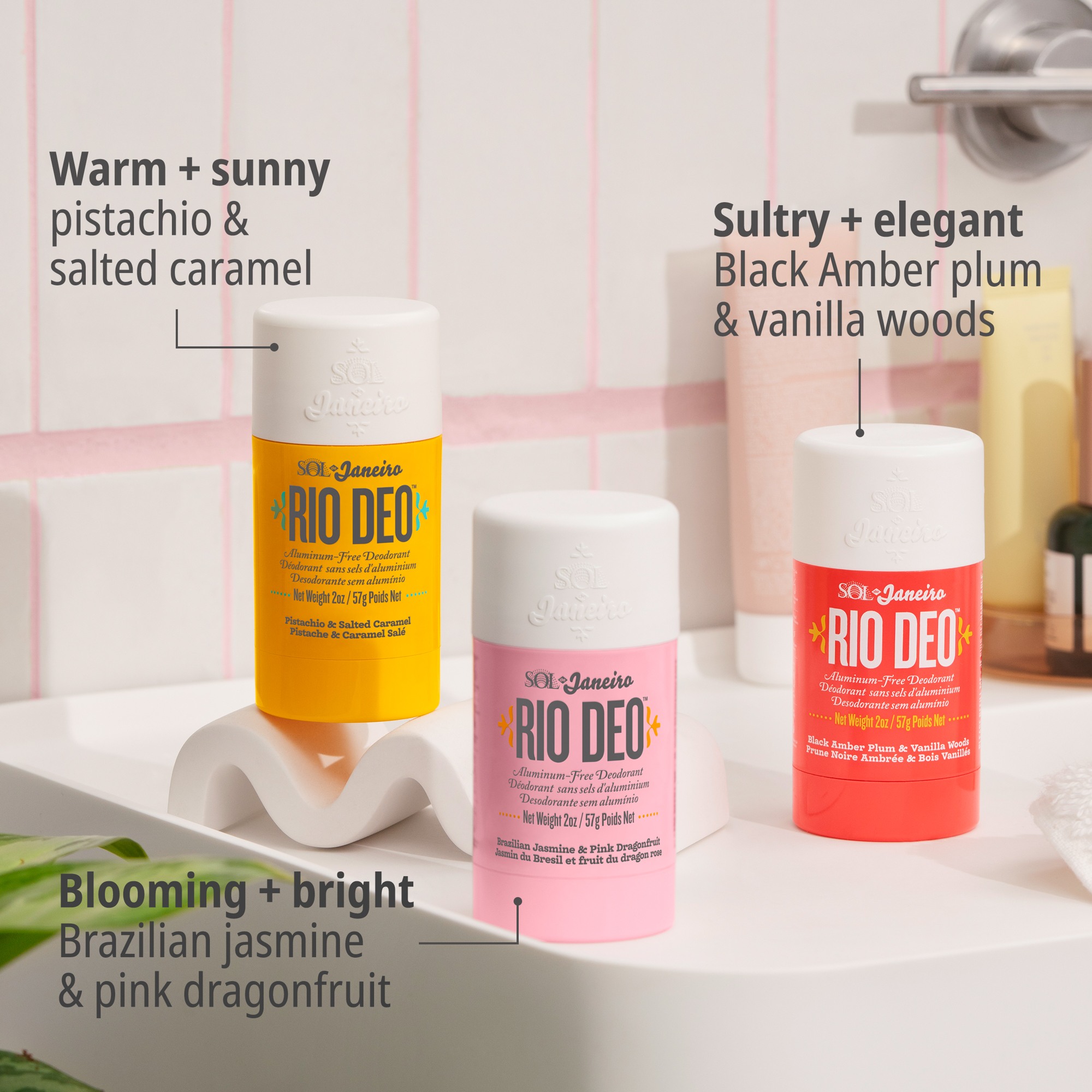 Rio Deo Aluminum Free Deodorant Cheirosa 68 • 57g