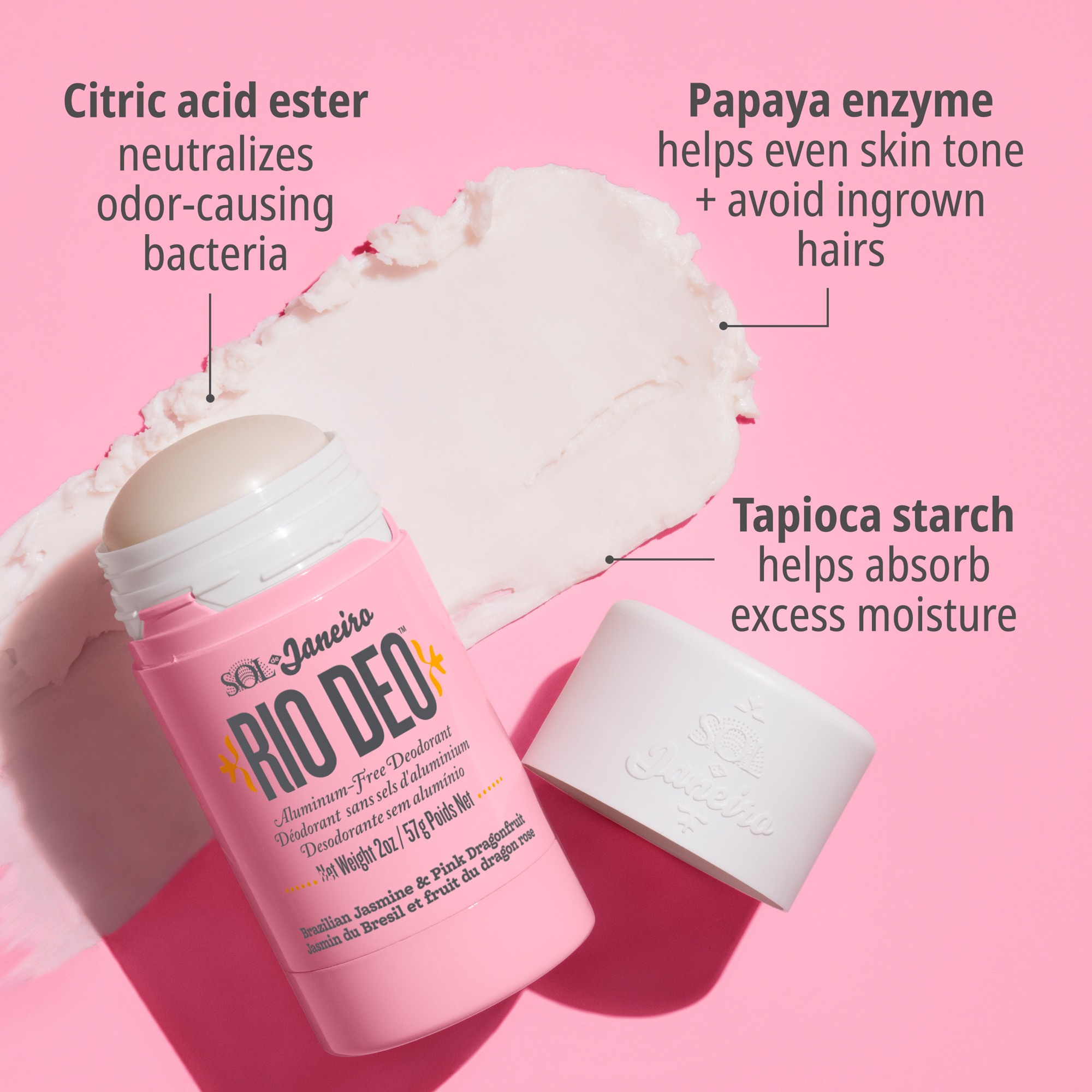 Rio Deo Aluminum Free Deodorant Cheirosa 68 • 57g