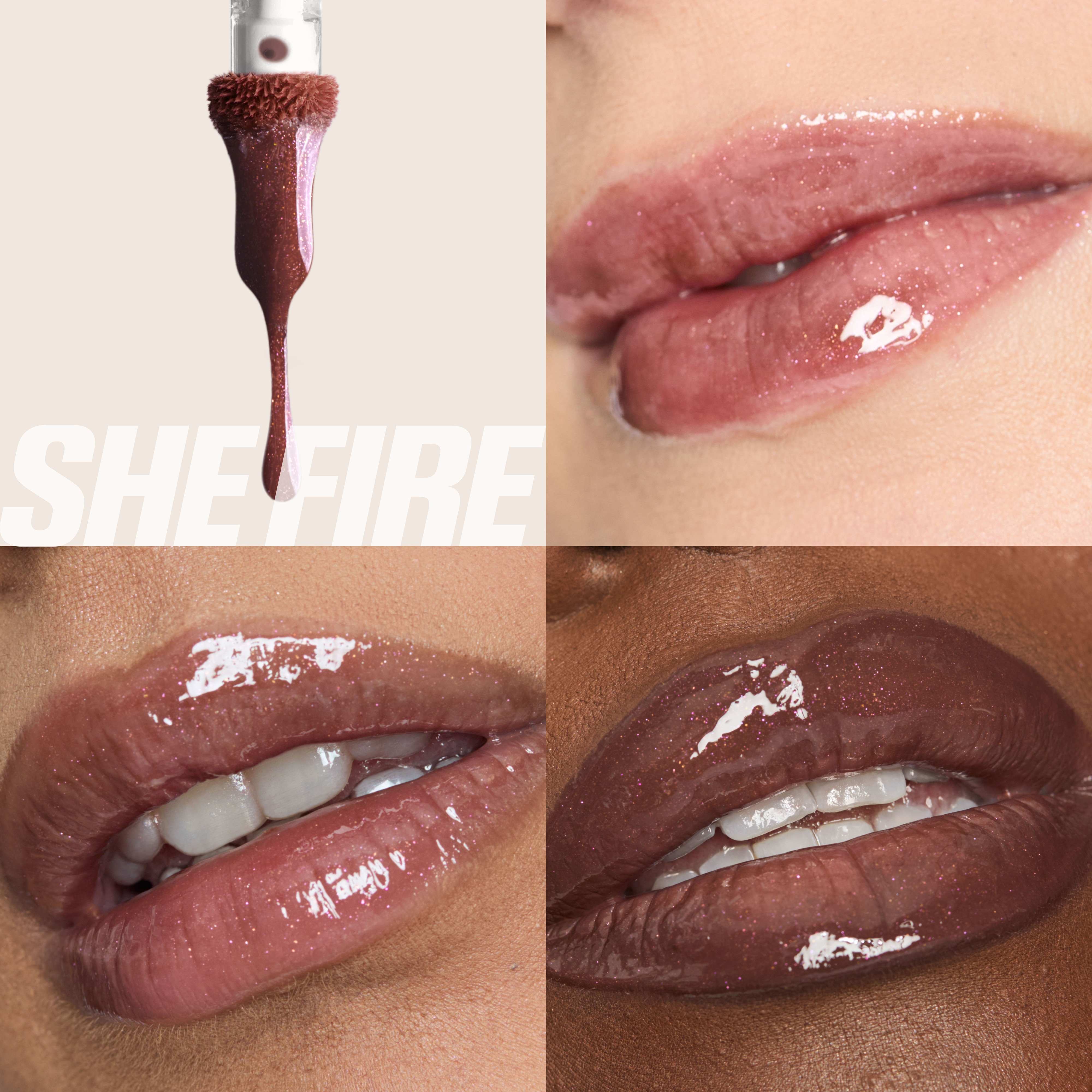Icy Nude Faux Filler Lip Gloss • She Fire