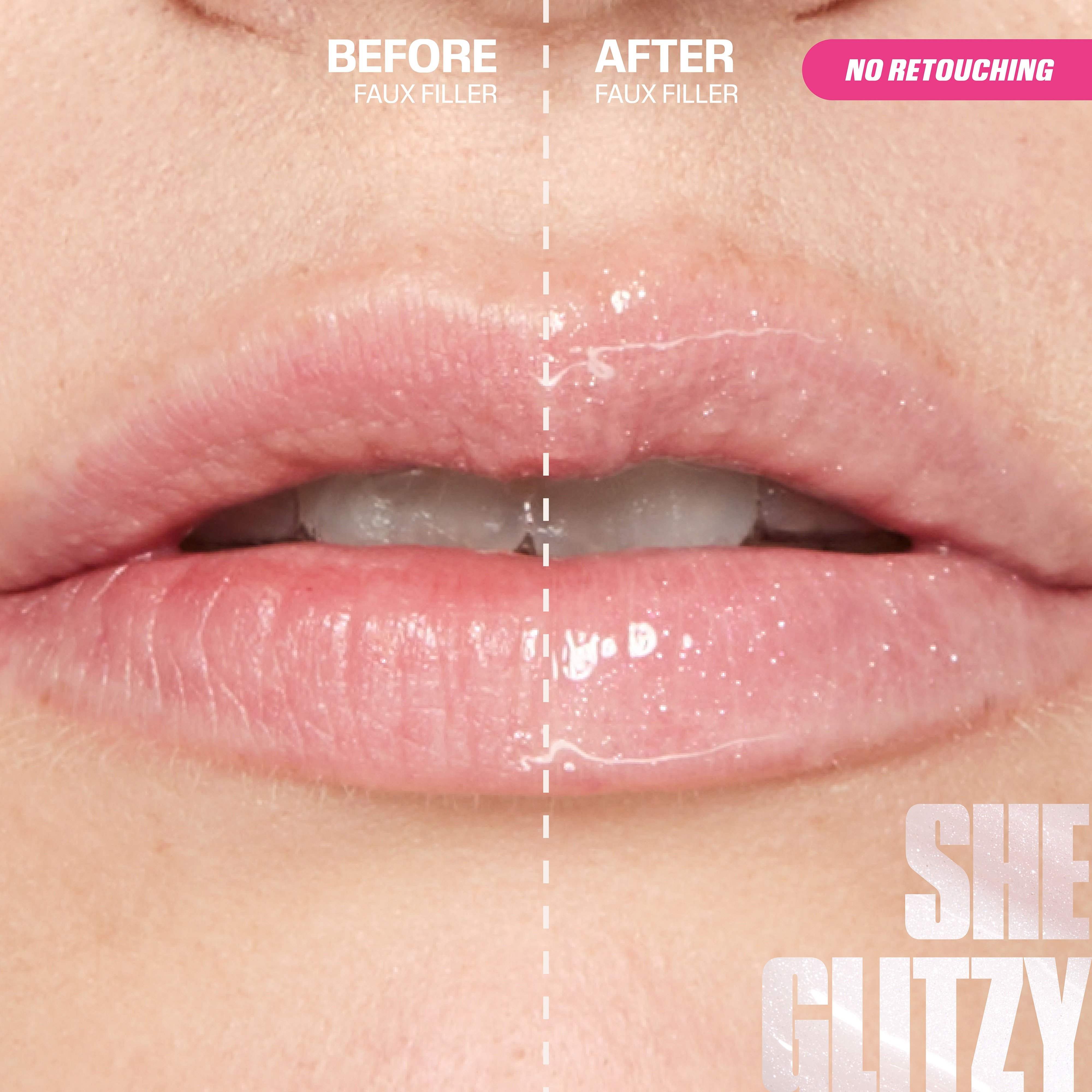 Icy Nude Faux Filler Lip Gloss • She Glitzy