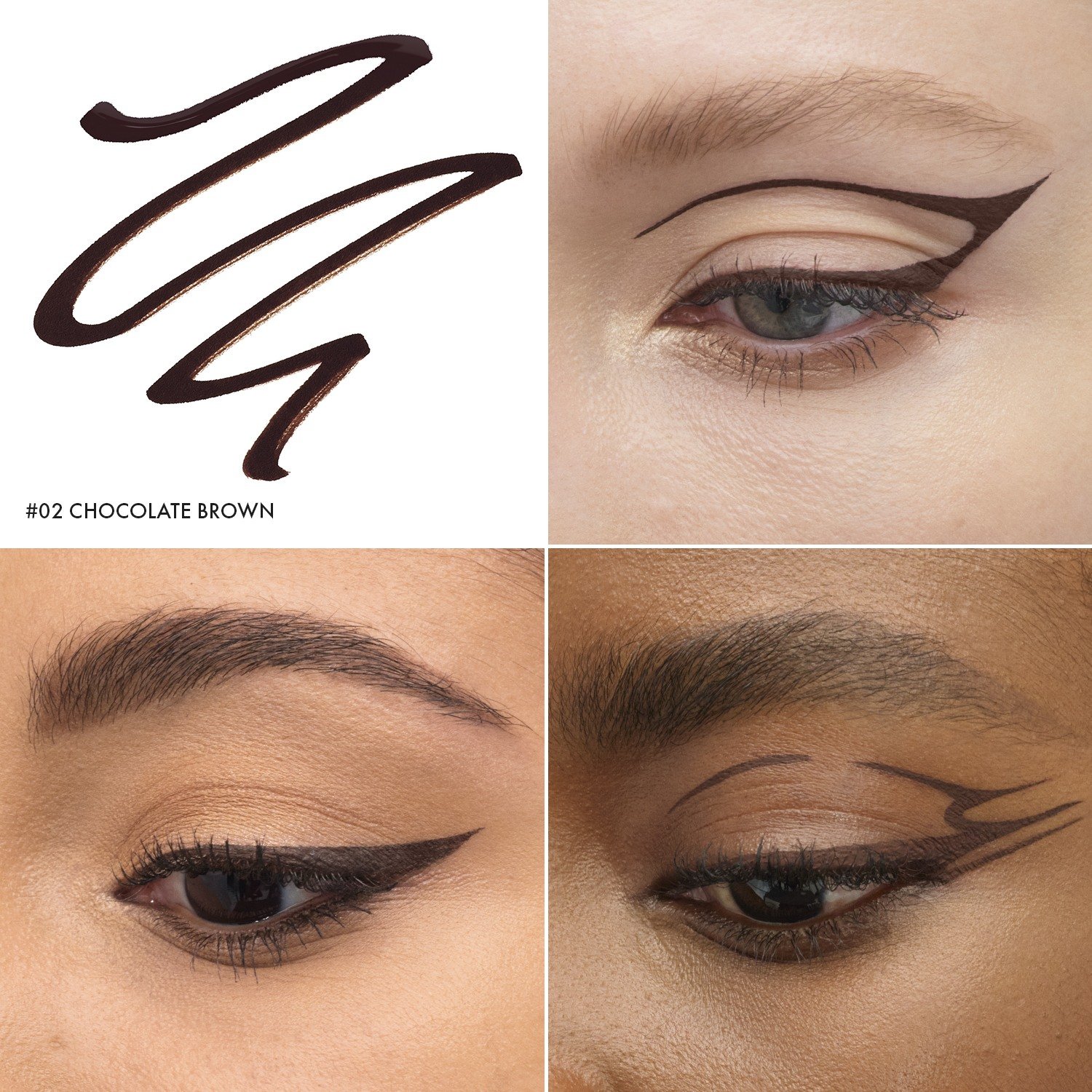 12H Intense Ink Matte Liquid Liner • 02 Chocolate Brown