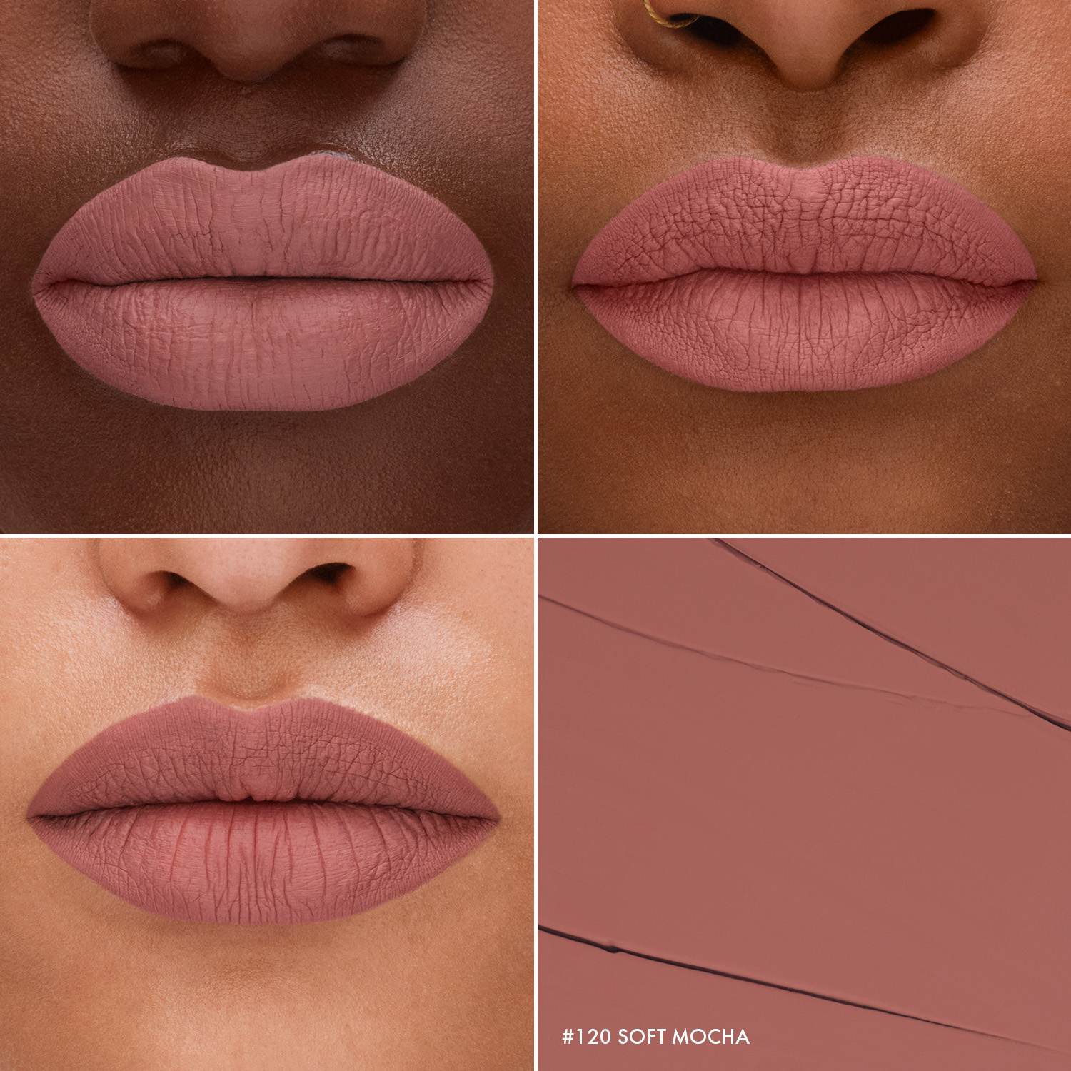 New Cream Lip Stain • 120 Soft Mocha