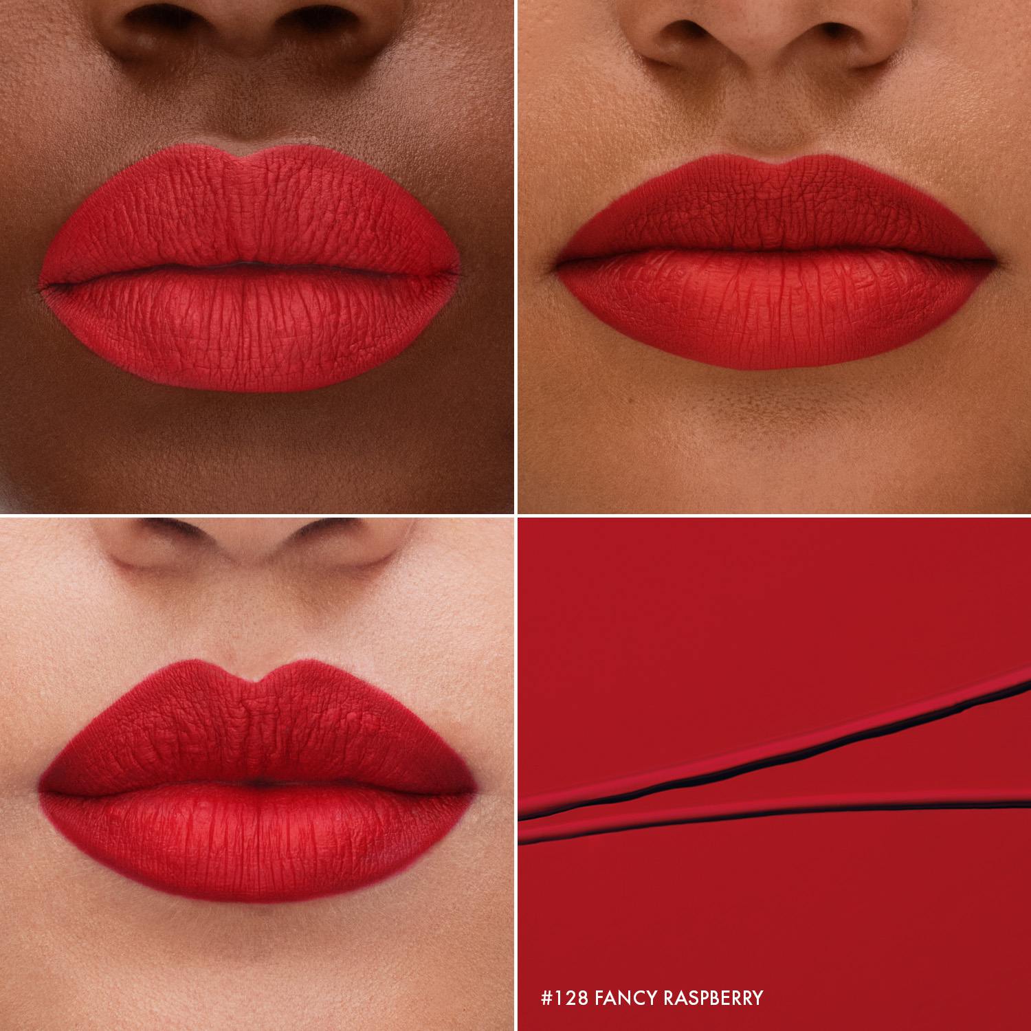 New Cream Lip Stain • 128 Fancy Raspberry