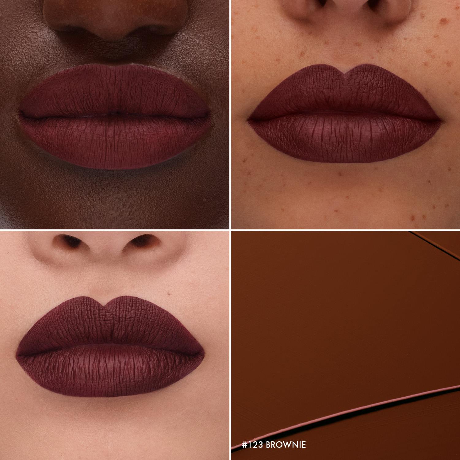 New Cream Lip Stain • 123 Brownie