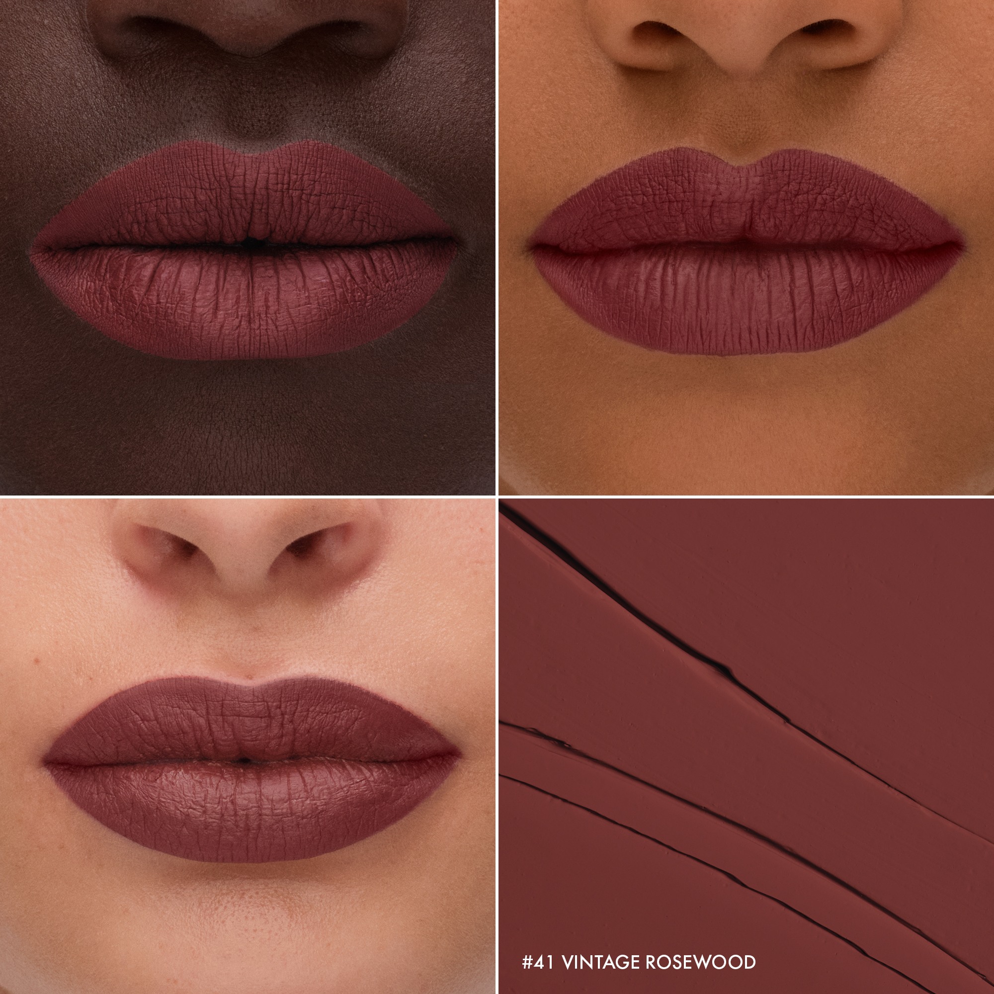 New Cream Lip Stain • 41 Vintage Rosewood