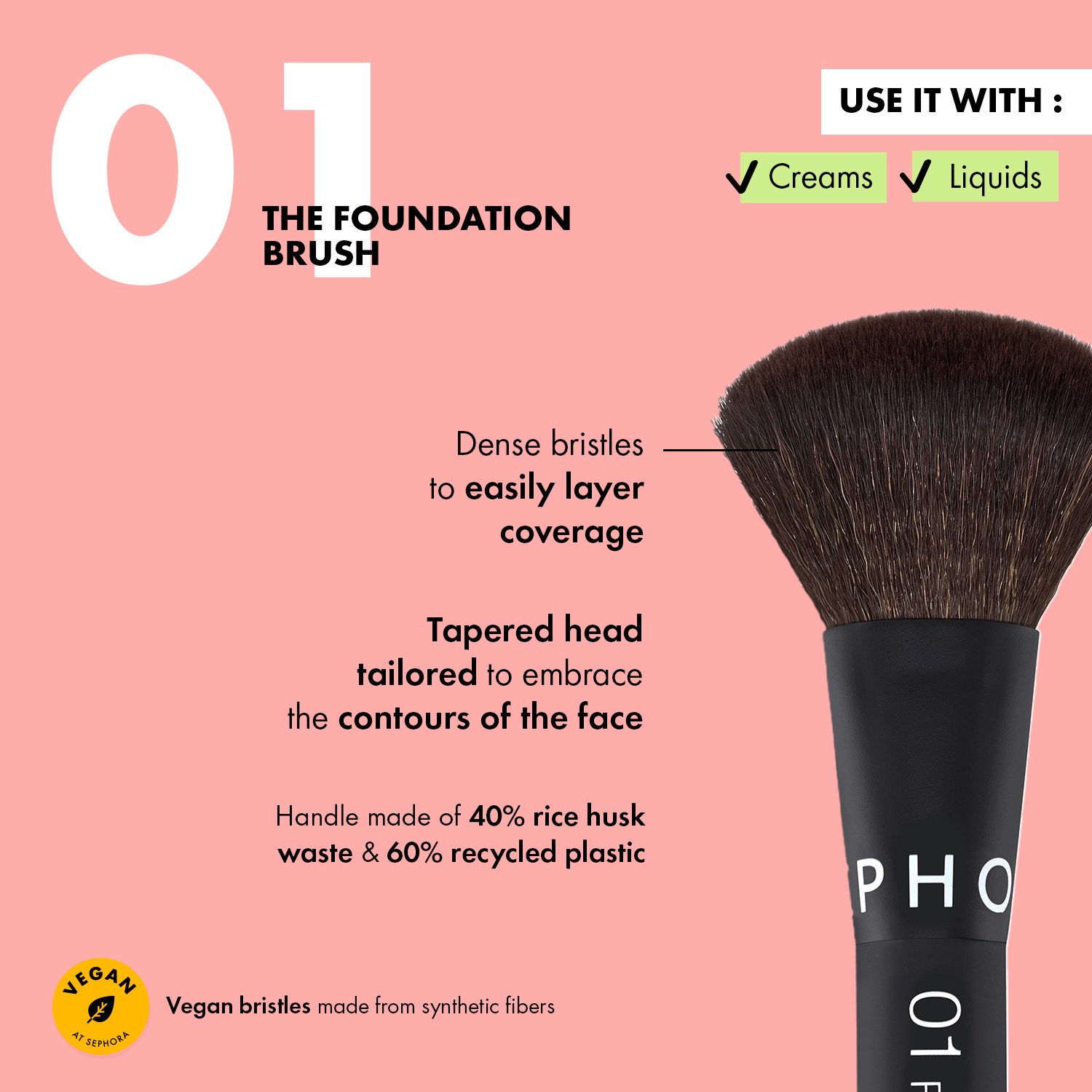 Essential Foundation Brush 01 • 1pc