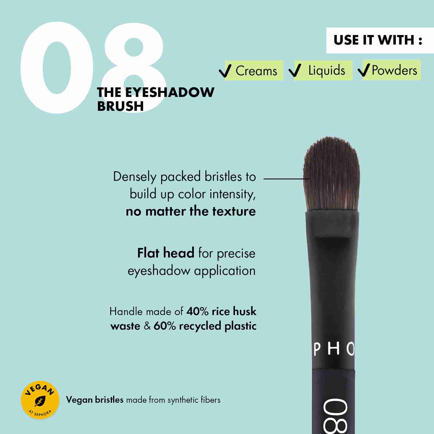 Essential Eyeshadow Brush 08 • 1pc