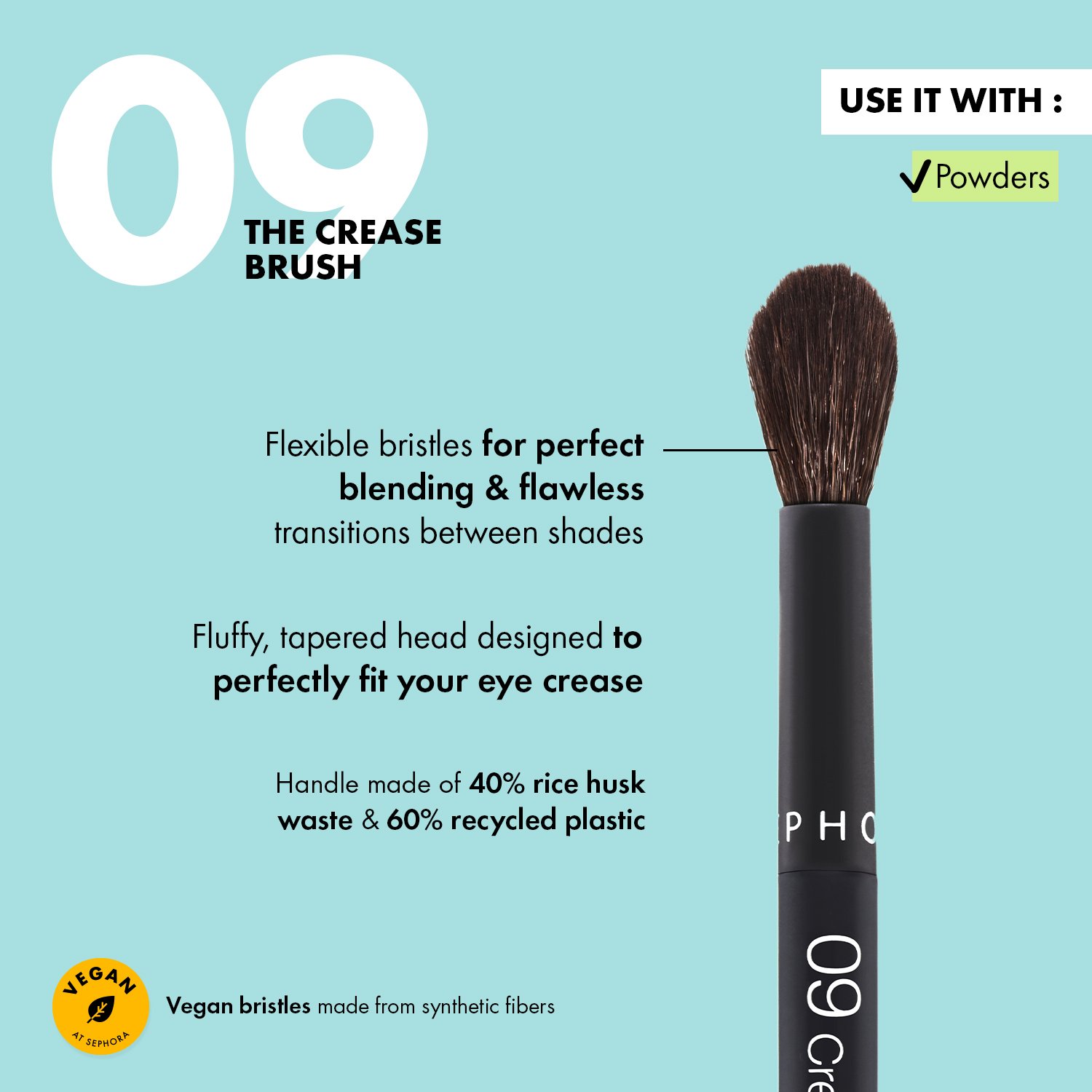 Essential Crease Brush 09 • 1pc