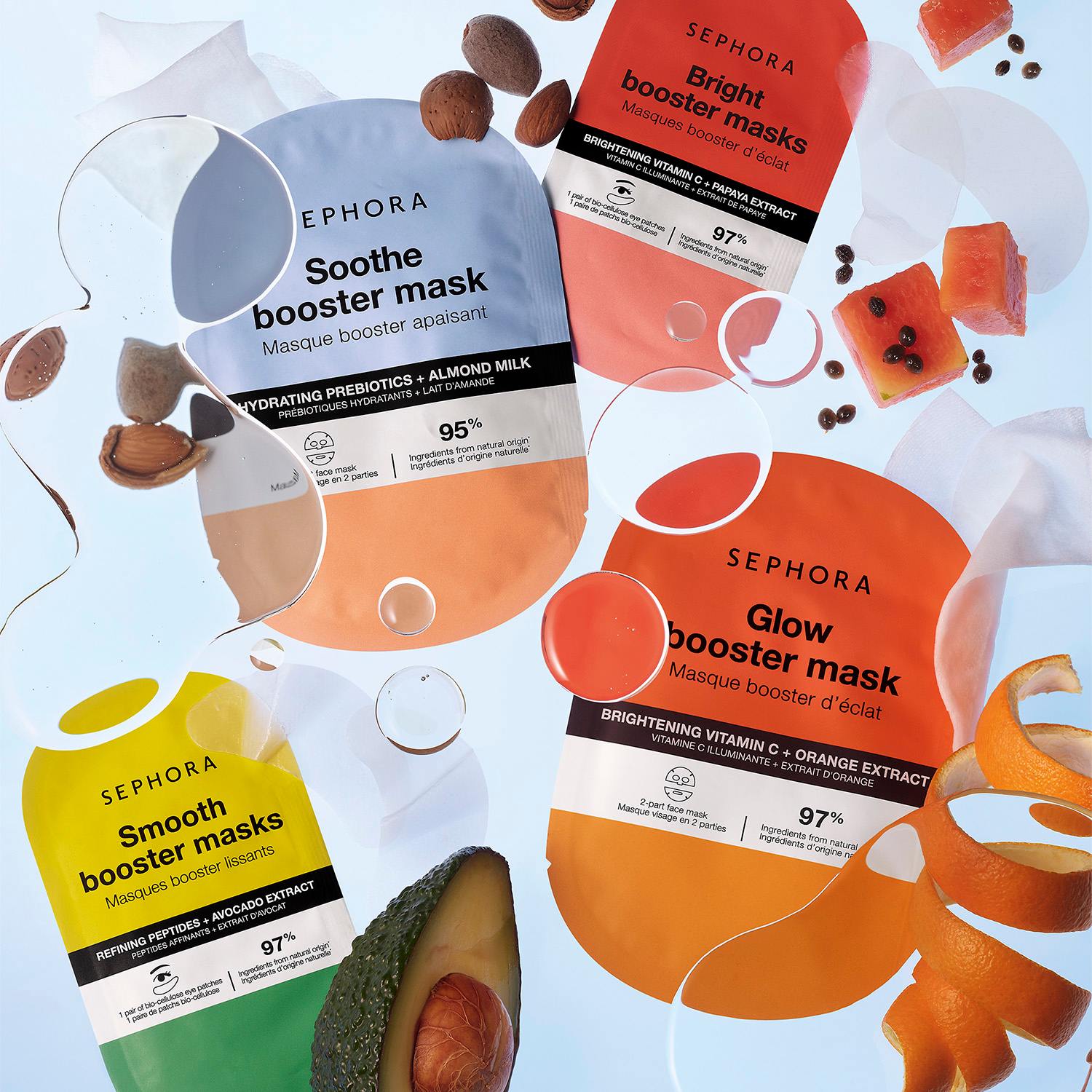 Booster Eye Masks • Vitamin C + Papaya Extract