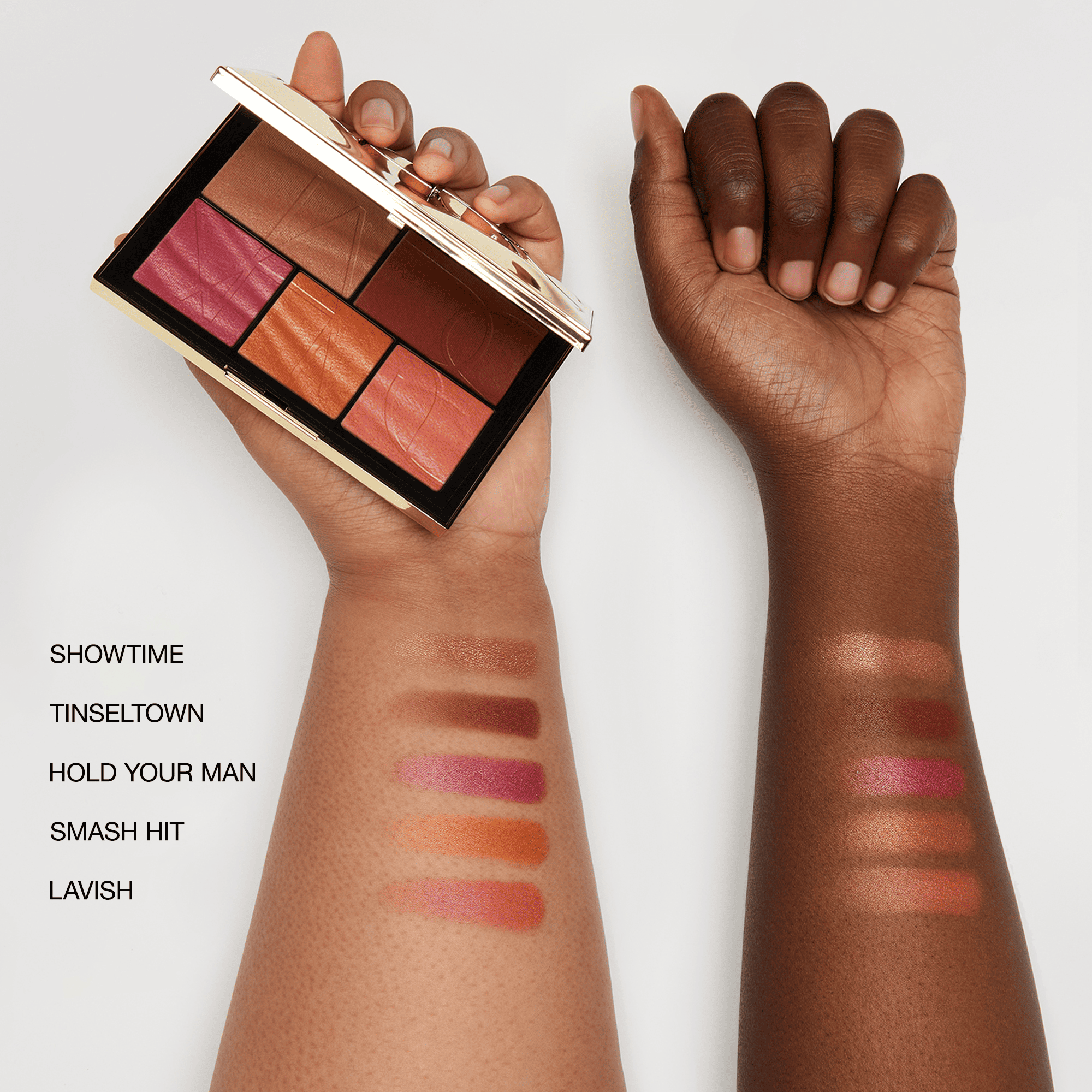Pure Luxury Light Reflecting Cheek & Eye Palette • Palette II - Medium to Deep