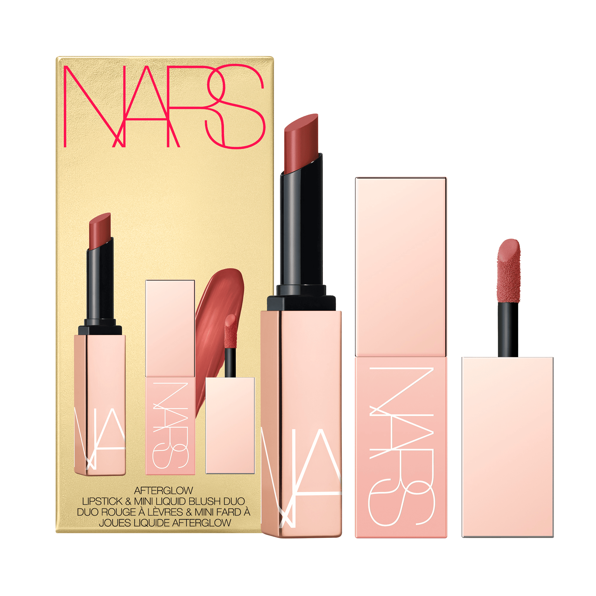 Afterglow Lipstick & Mini Liquid Blush Duo • 3.2g