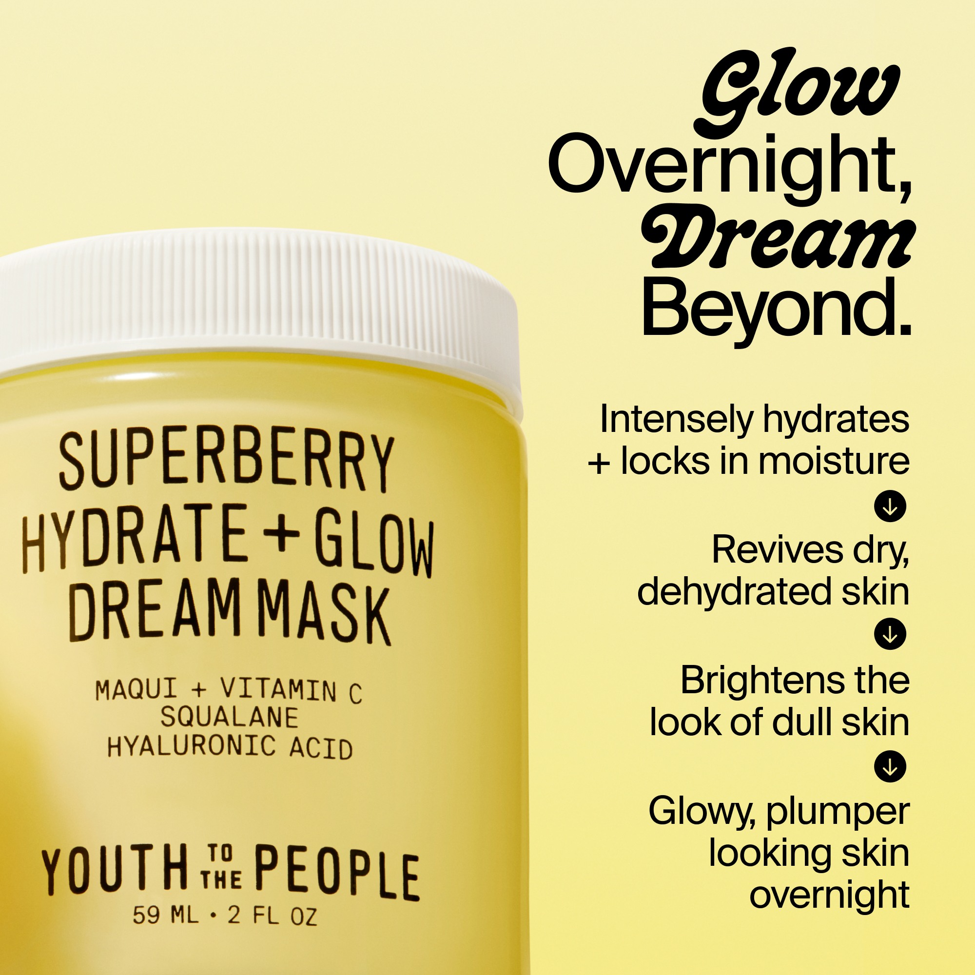 Superberry Hydrate + Glow Dream Mask • 59ml