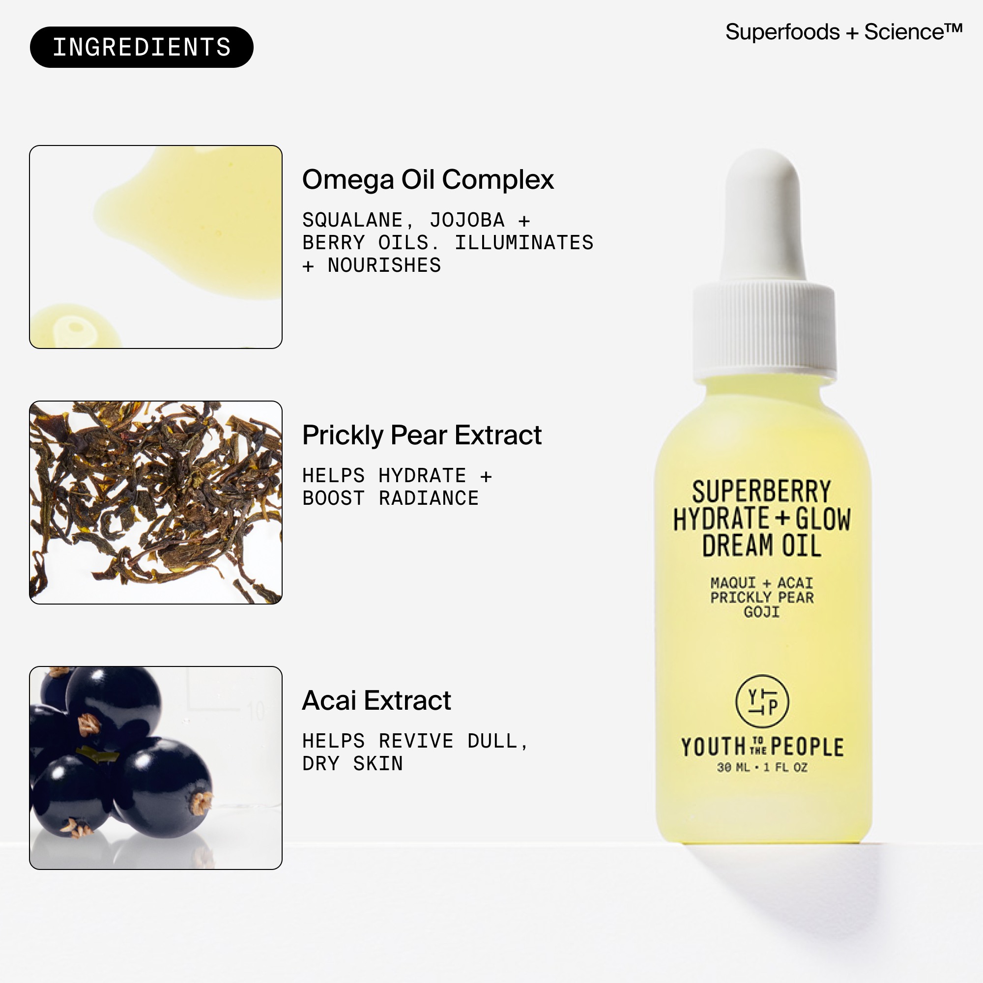 Superberry Hydrate + Glow Dream Oil • 30ml