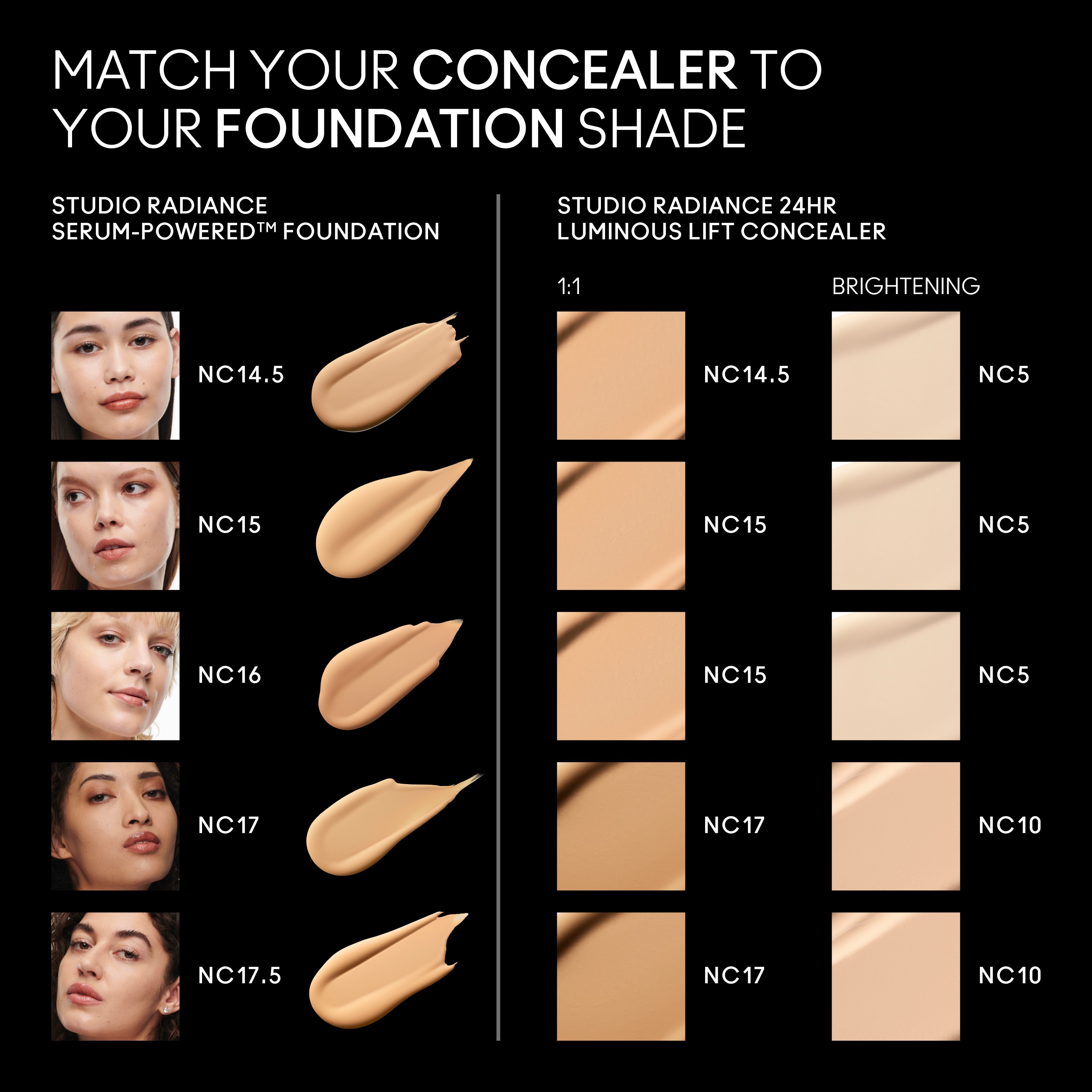 Studio Radiance 24Hr Luminous Lift Concealer • NC15