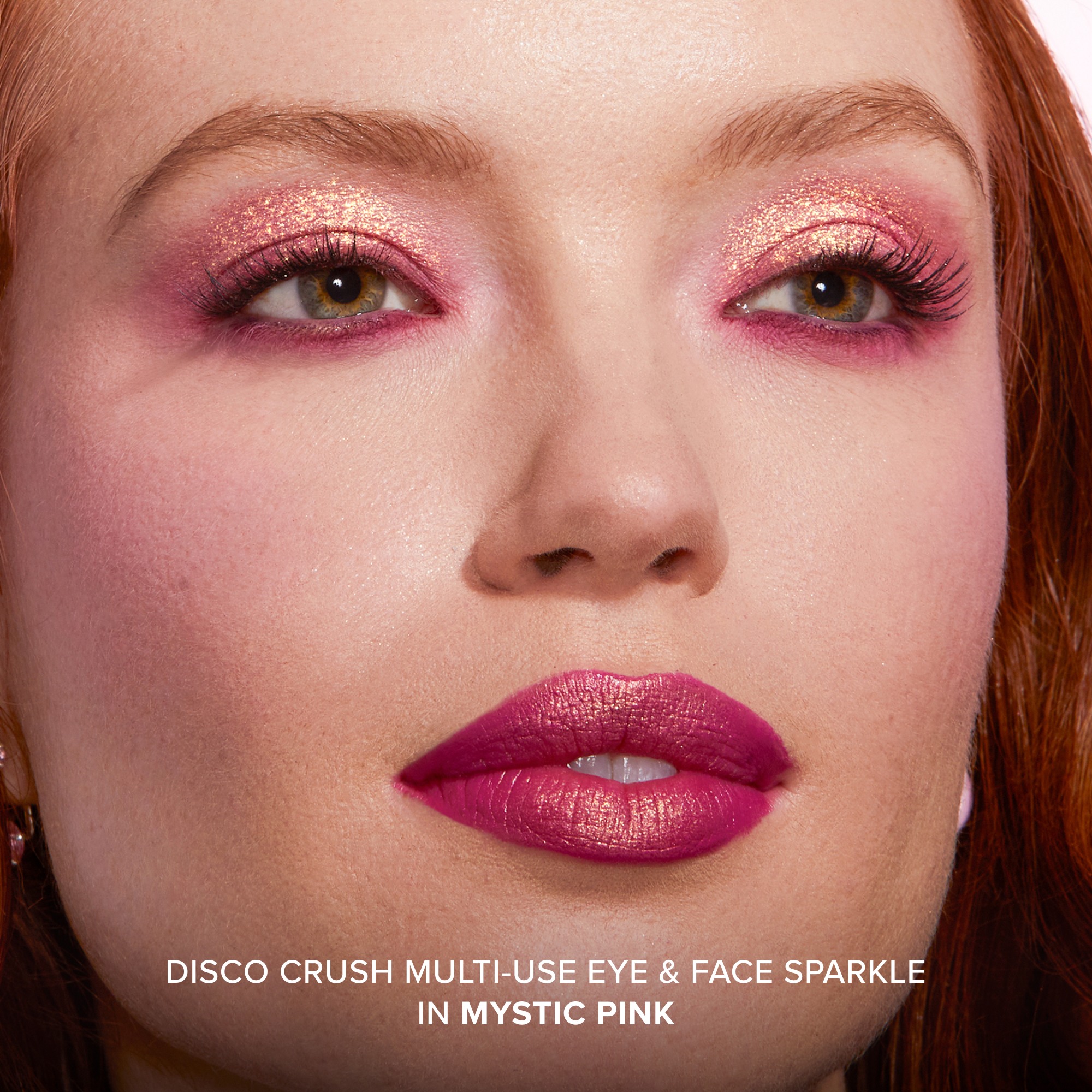 Disco Crush High Shine Multi - Use Eye Shadow & Highlighter • Mystic Pink