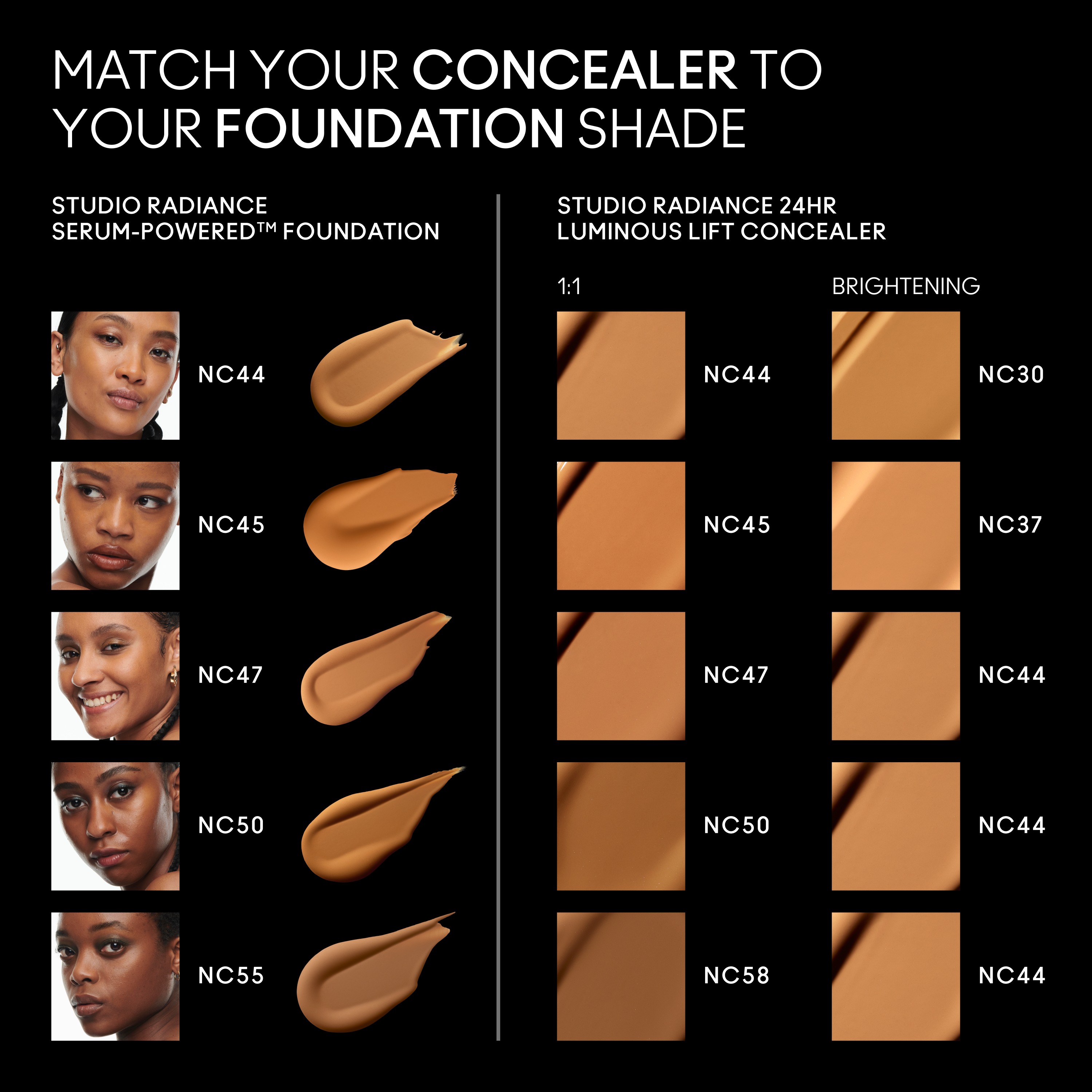 Studio Radiance 24Hr Luminous Lift Concealer • NC47