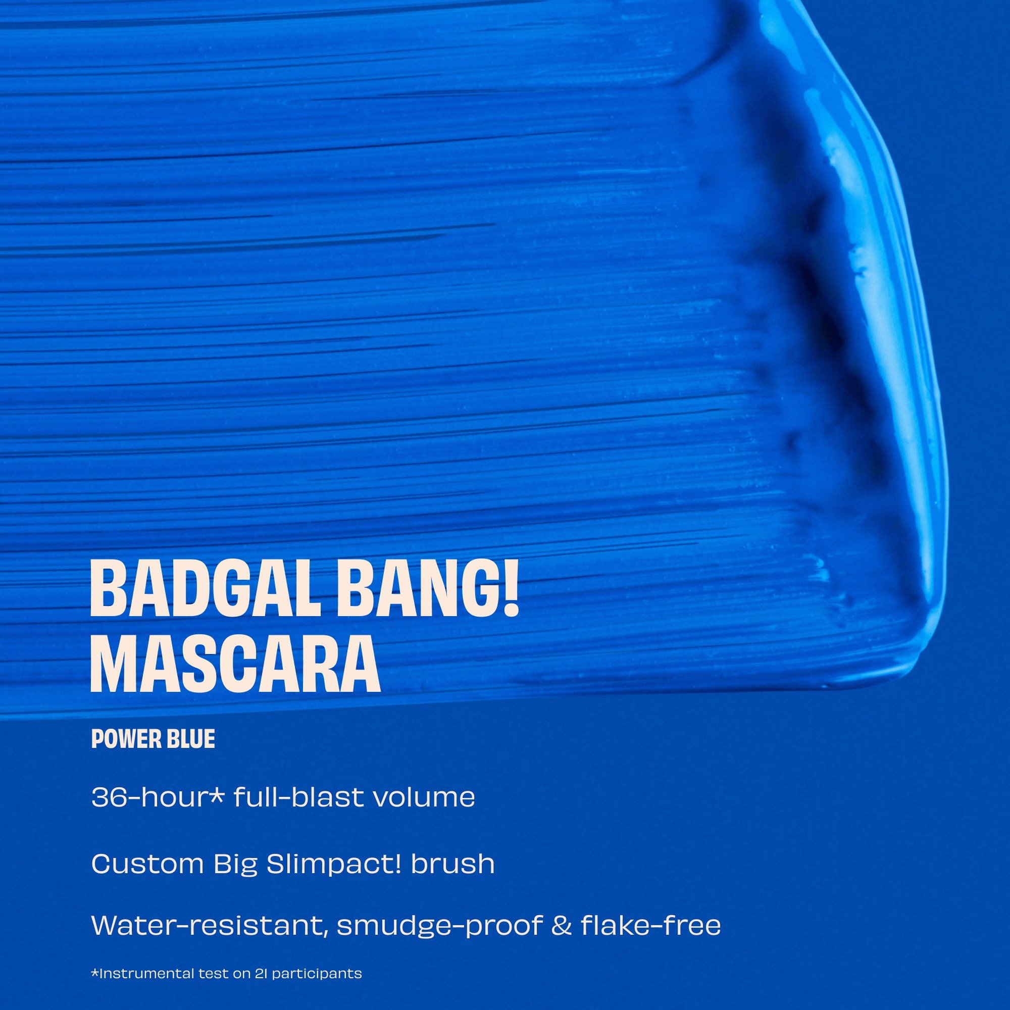 BADgal BANG! BIGGER, BADDER volumizing mascara • Blue