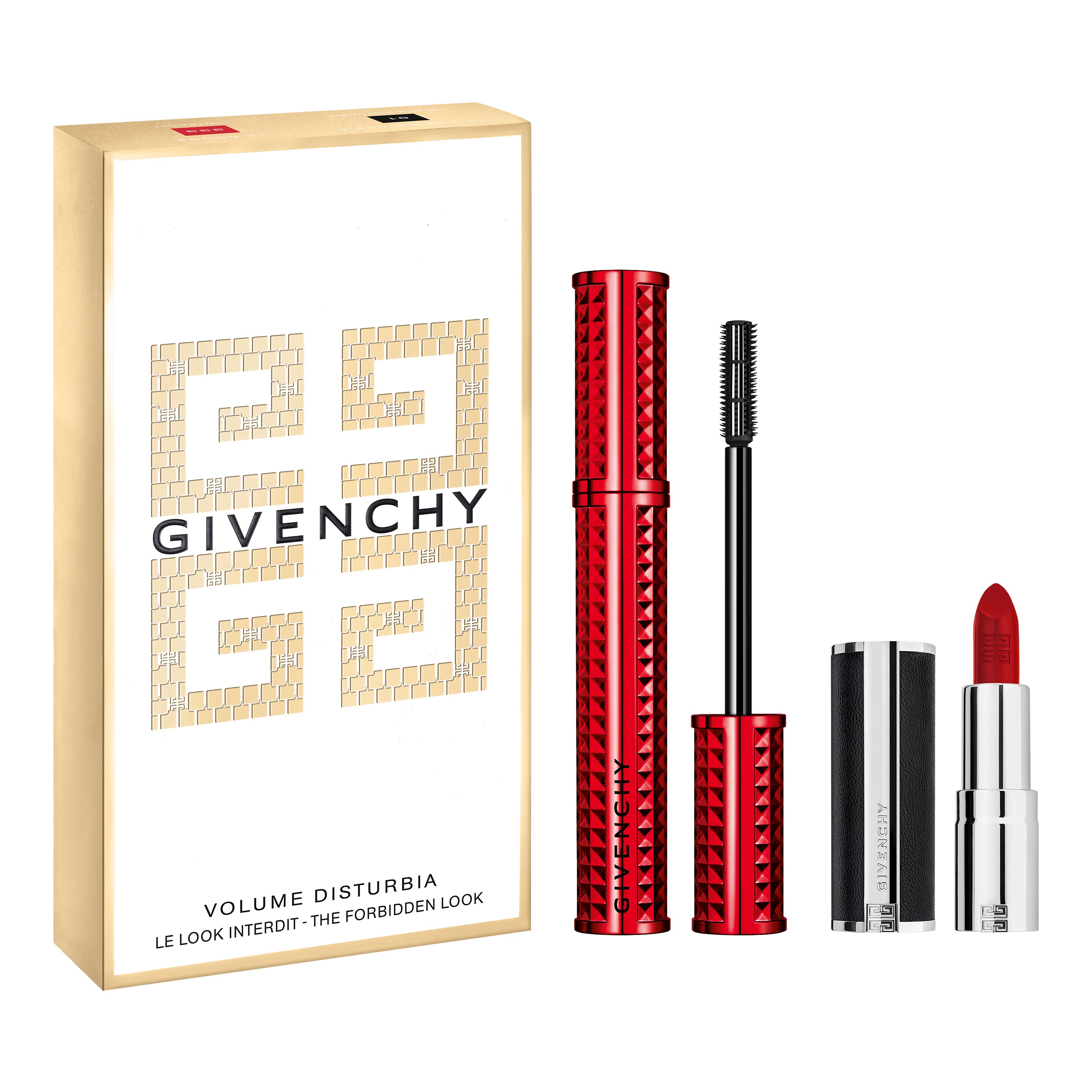 Mini Mascara 8g + Mini Le Rouge Interdit Lipstick 333 1.5g