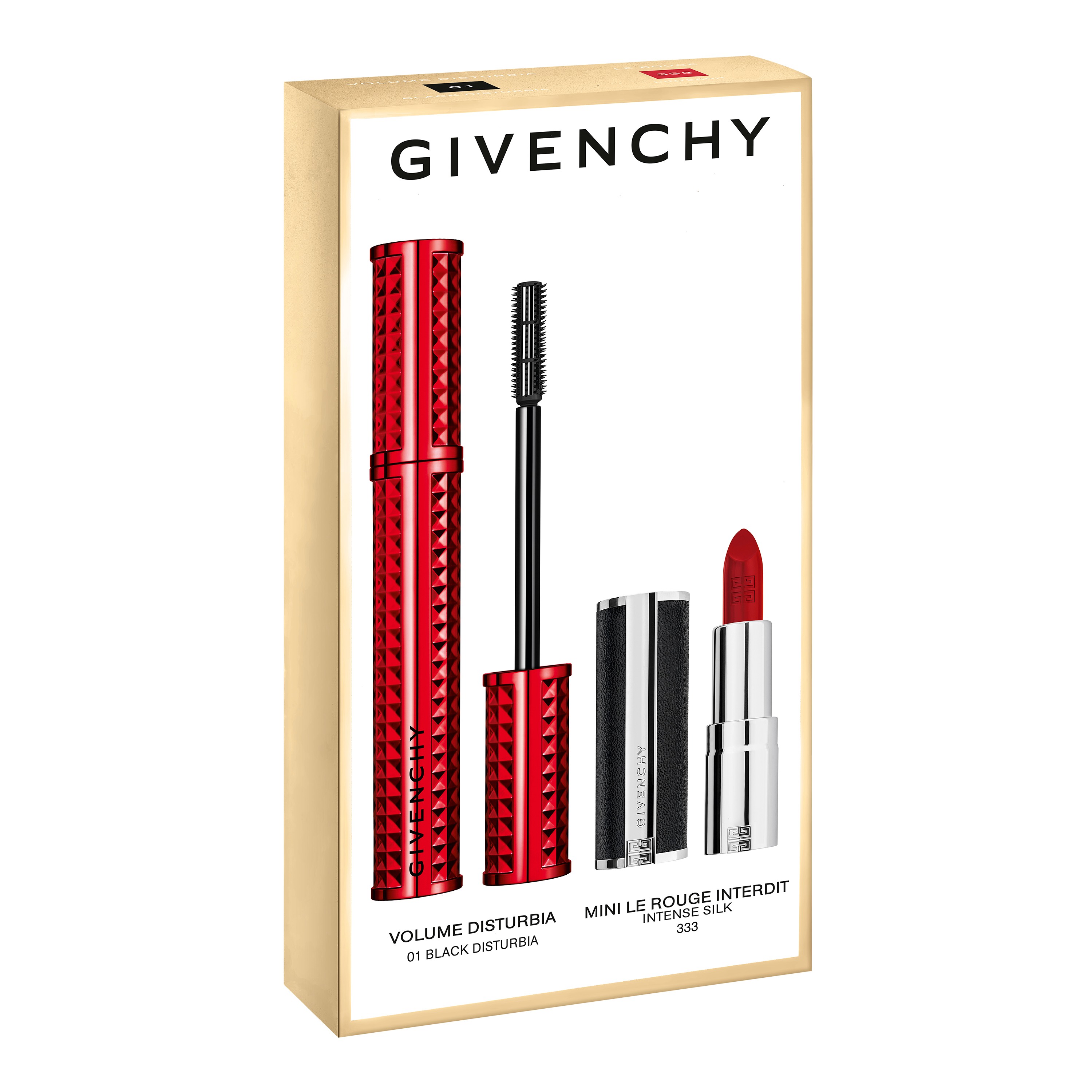 Mini Mascara 8g + Mini Le Rouge Interdit Lipstick 333 1.5g