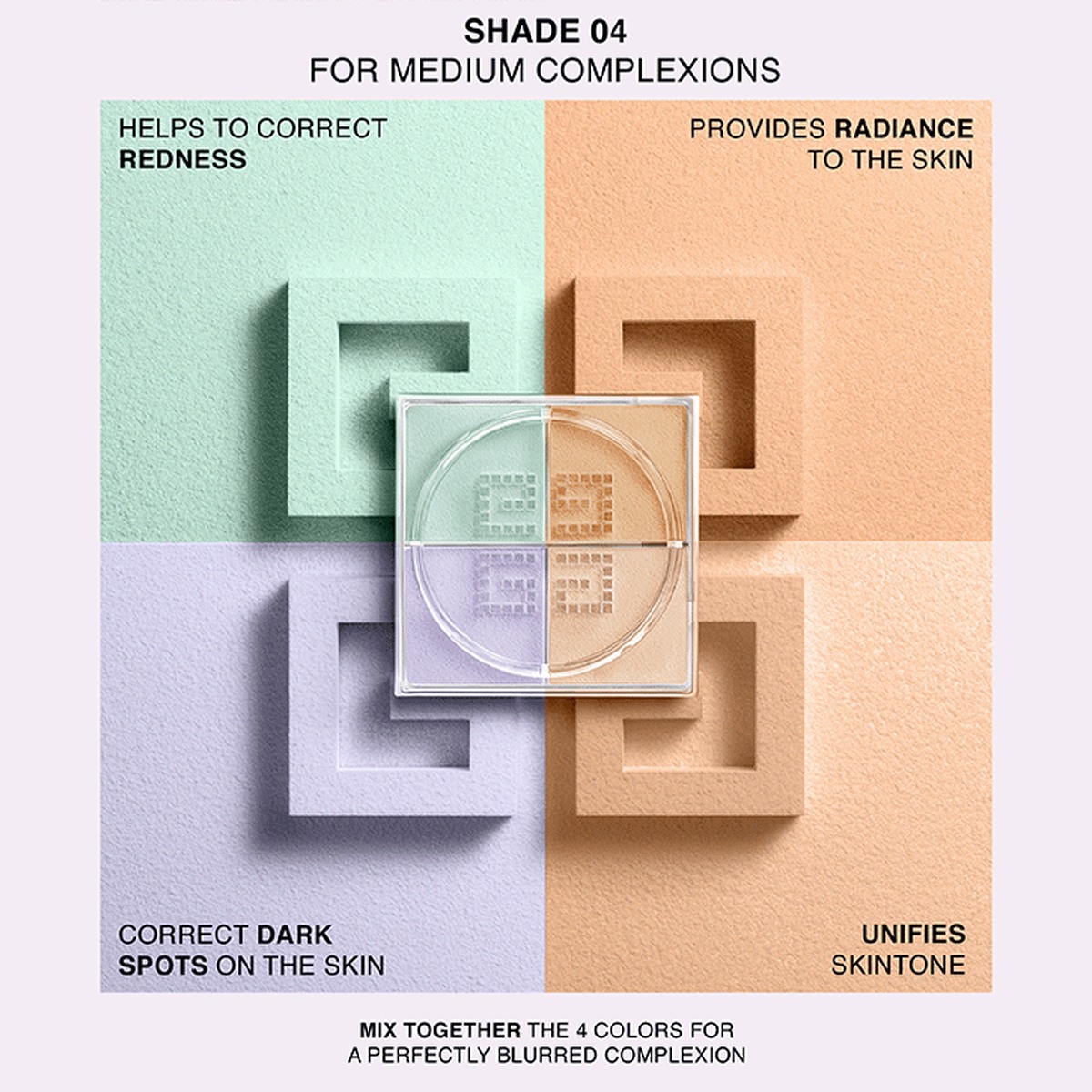 Prisme Libre 4-Color Loose Powder • No.04 Mousseline Acidulee