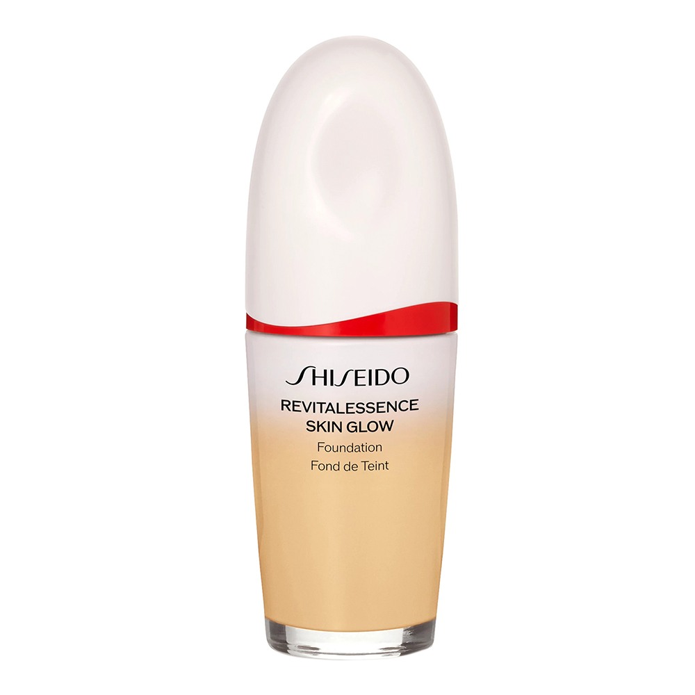 ファンデーション SHISEIDO REVITALESSENCE SKIN GLOW Linen Revitalessence Skin Glow Foundation SPF 30 • 220 Linen