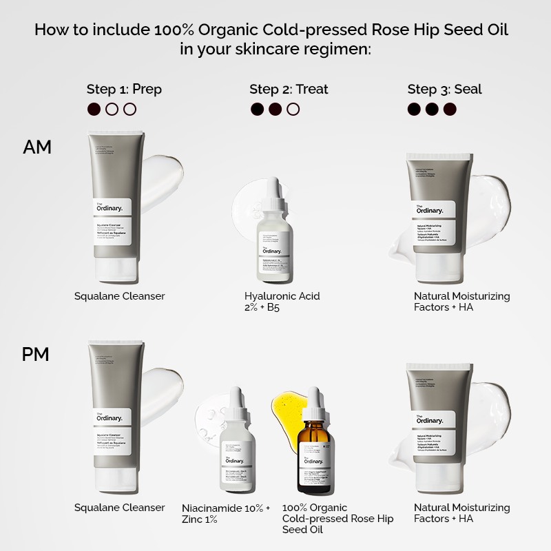 100% Organic Cold-Pressed Rose Hip Seed Oil • 30ml