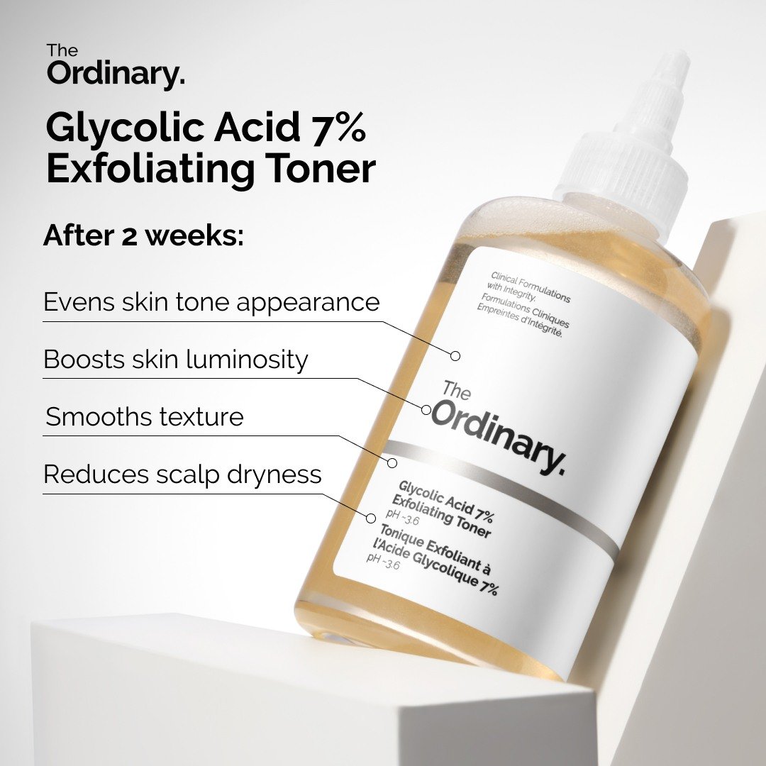 Glycolic Acid 7% Exfoliating Toner • 100ml