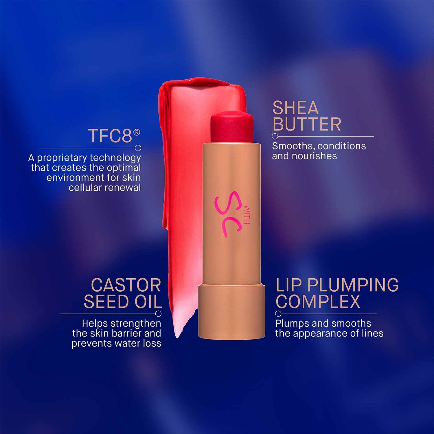Sofia Coppola x The Tinted Lip Balm • A Bright Red Coral