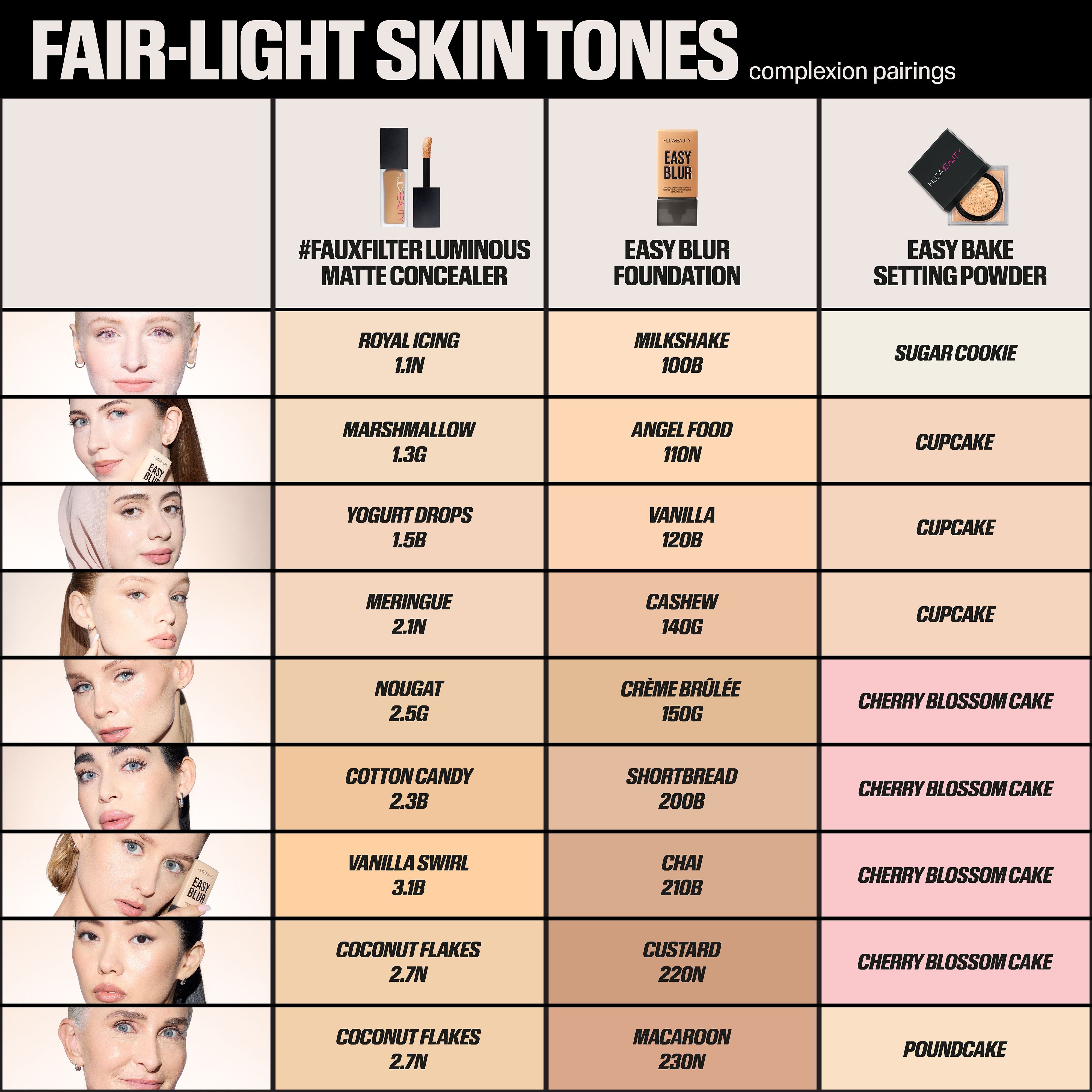 Huda Beauty Easy Blur Natural Airbrush Foundation with
