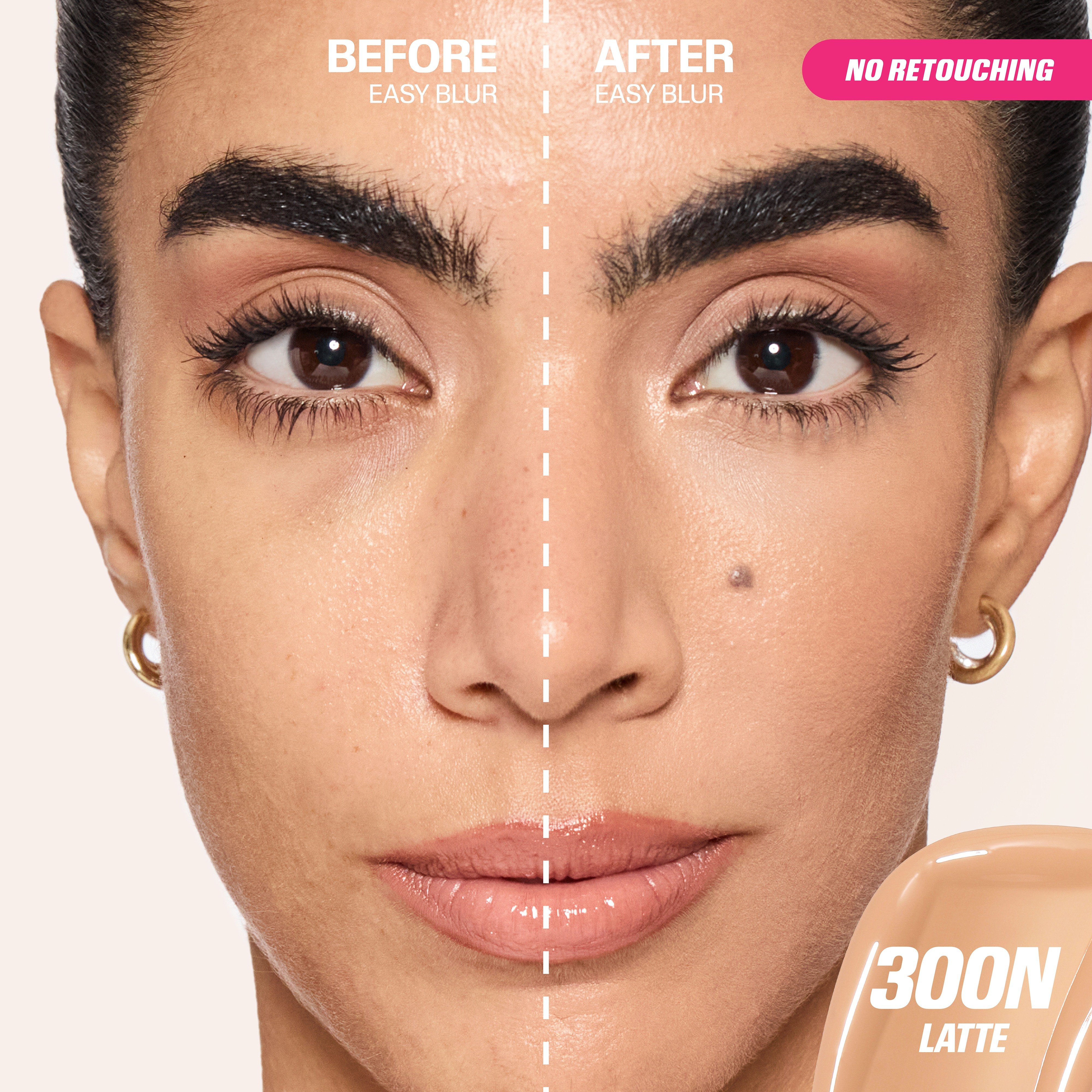 Easy Blur Natural Airbrush Foundation • Latte 300N