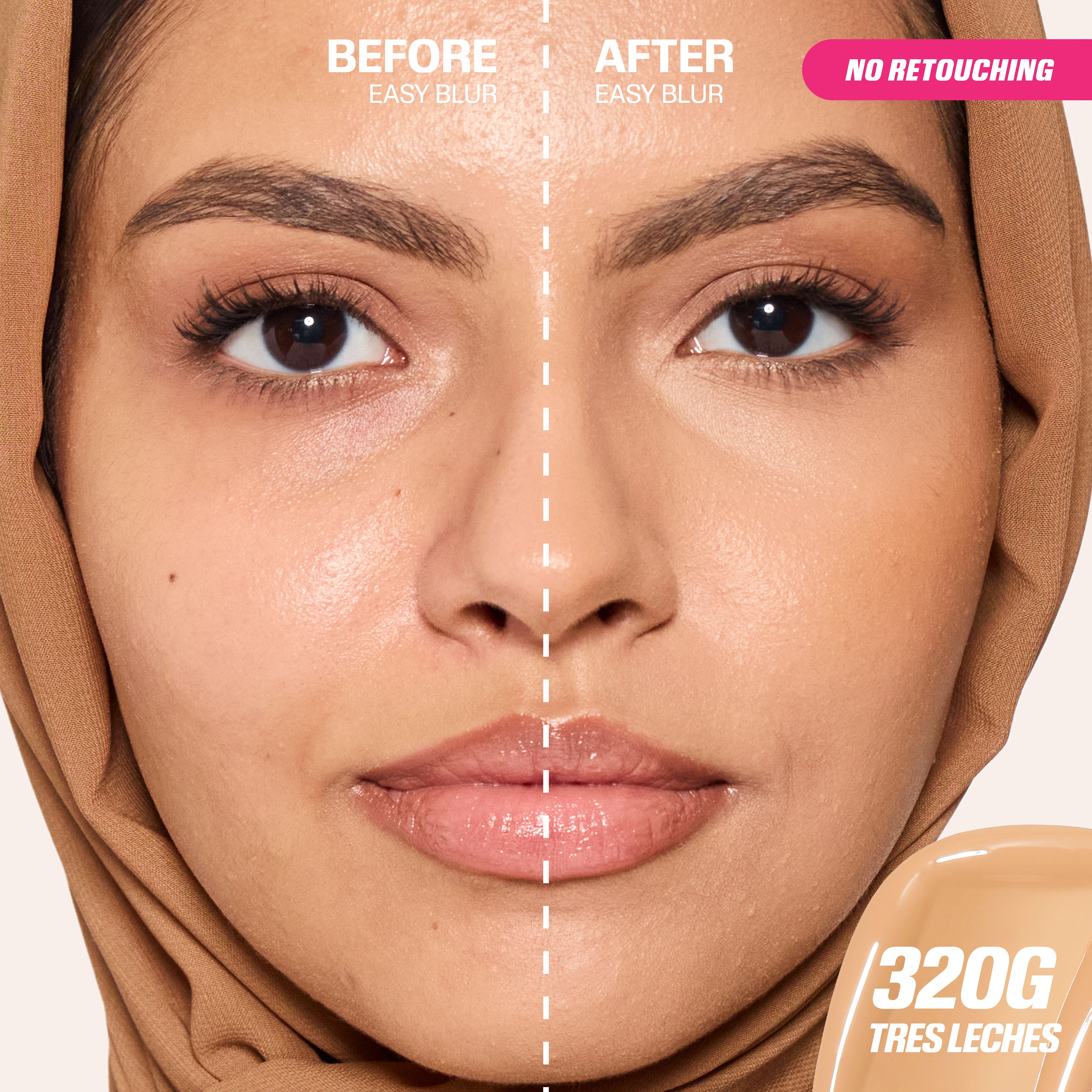 Easy Blur Natural Airbrush Foundation • Tres Leches 320G
