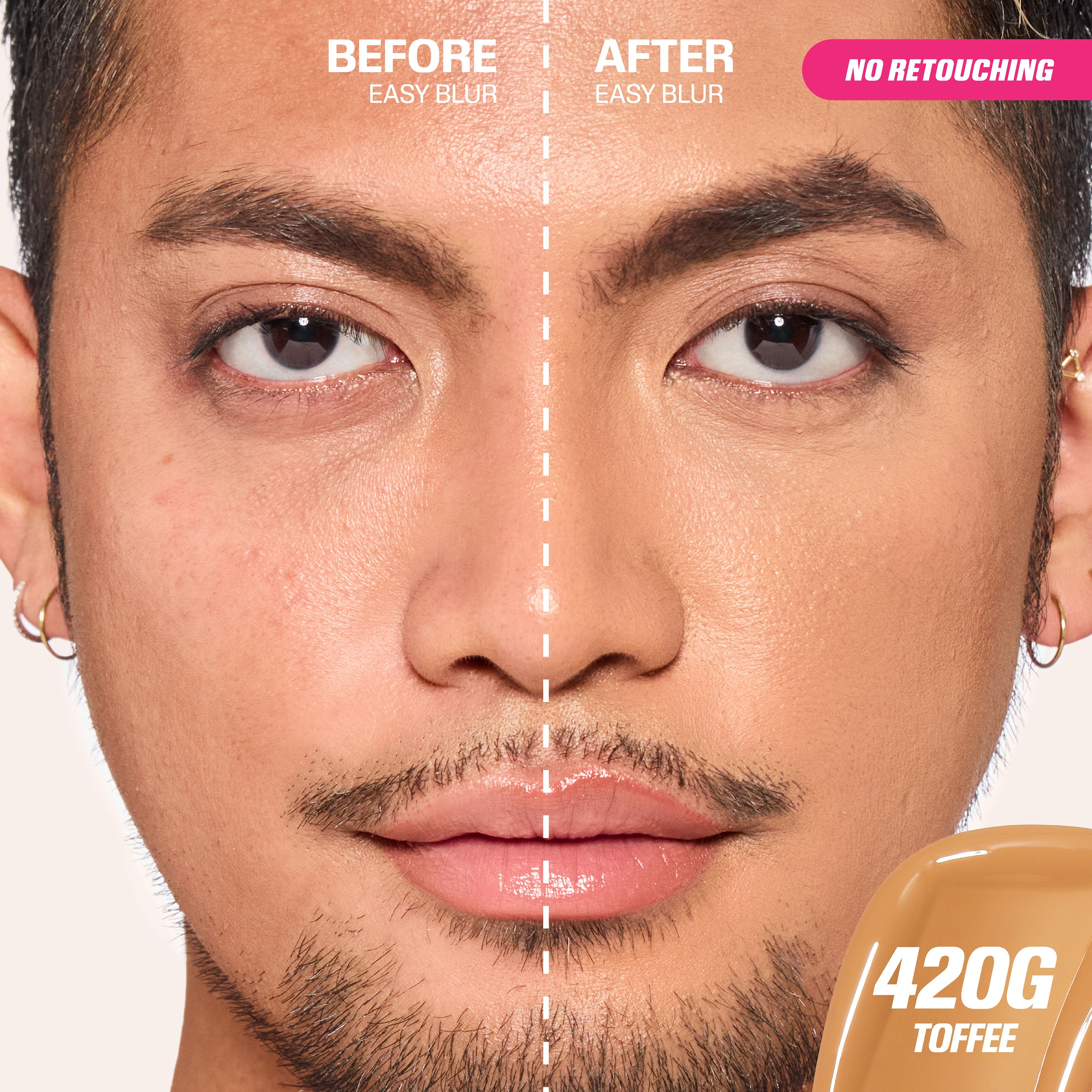 Easy Blur Natural Airbrush Foundation • Toffee 420G