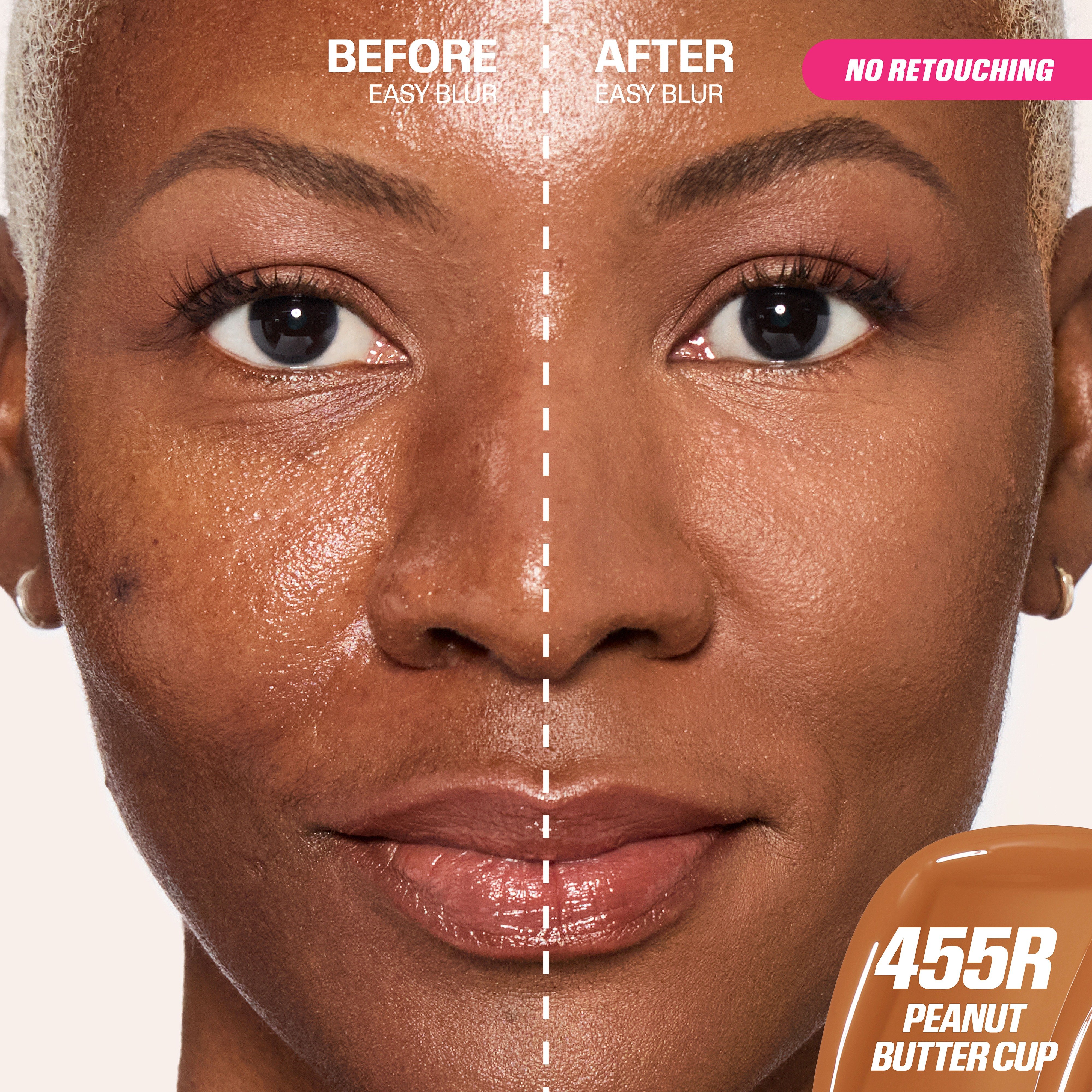 Easy Blur Natural Airbrush Foundation • Peanut Butter 455R