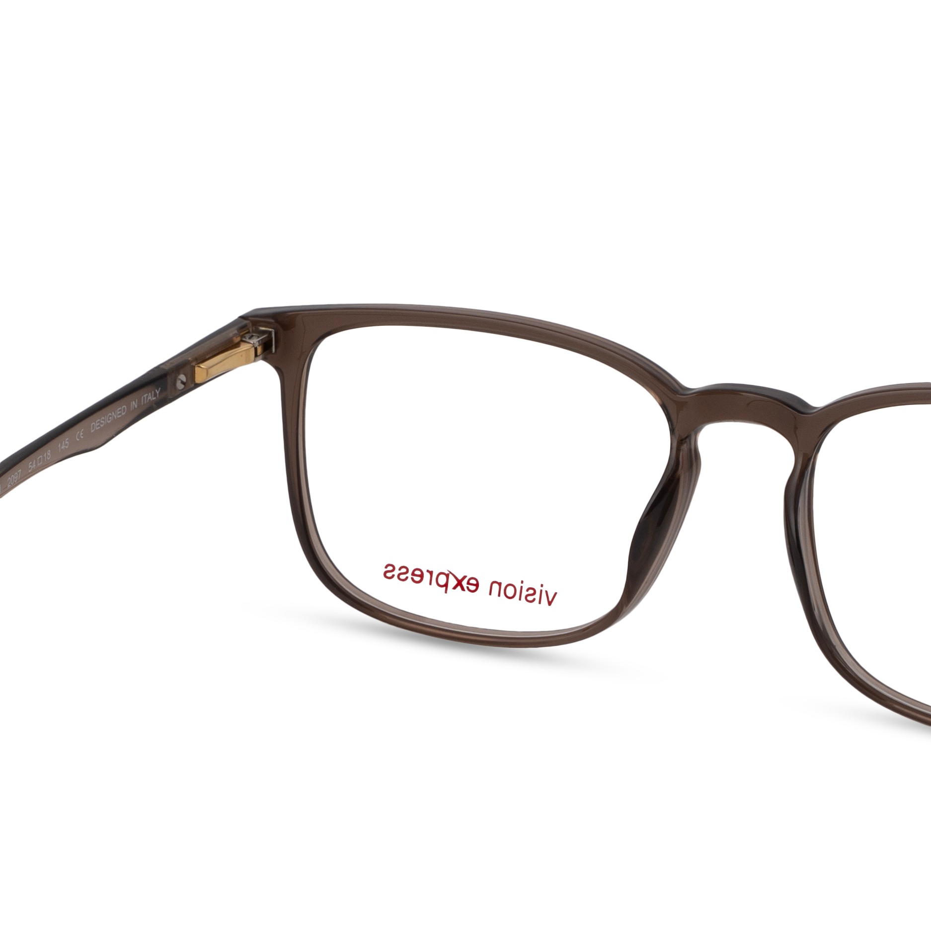 Brown Square Frame for Men +VIBE