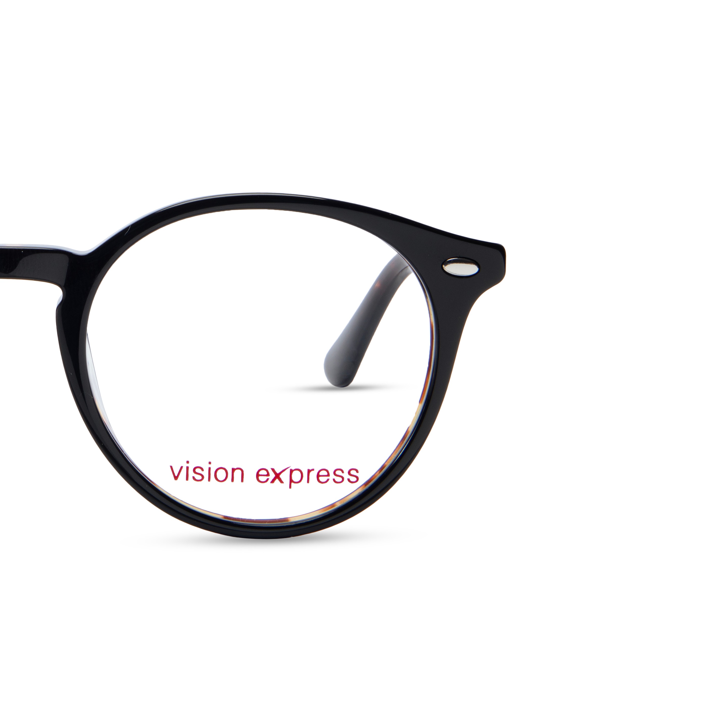 Black Round Frame for Women